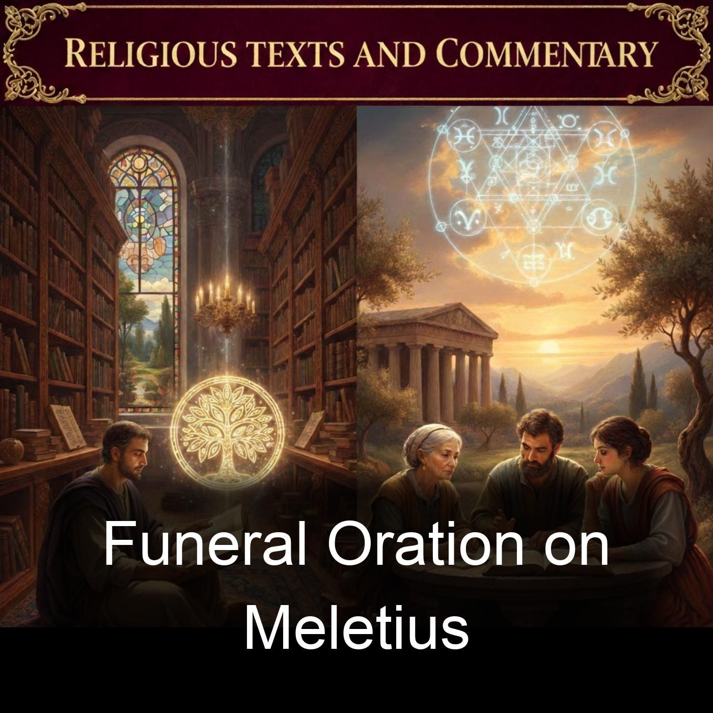 Funeral Oration on Meletius cover art