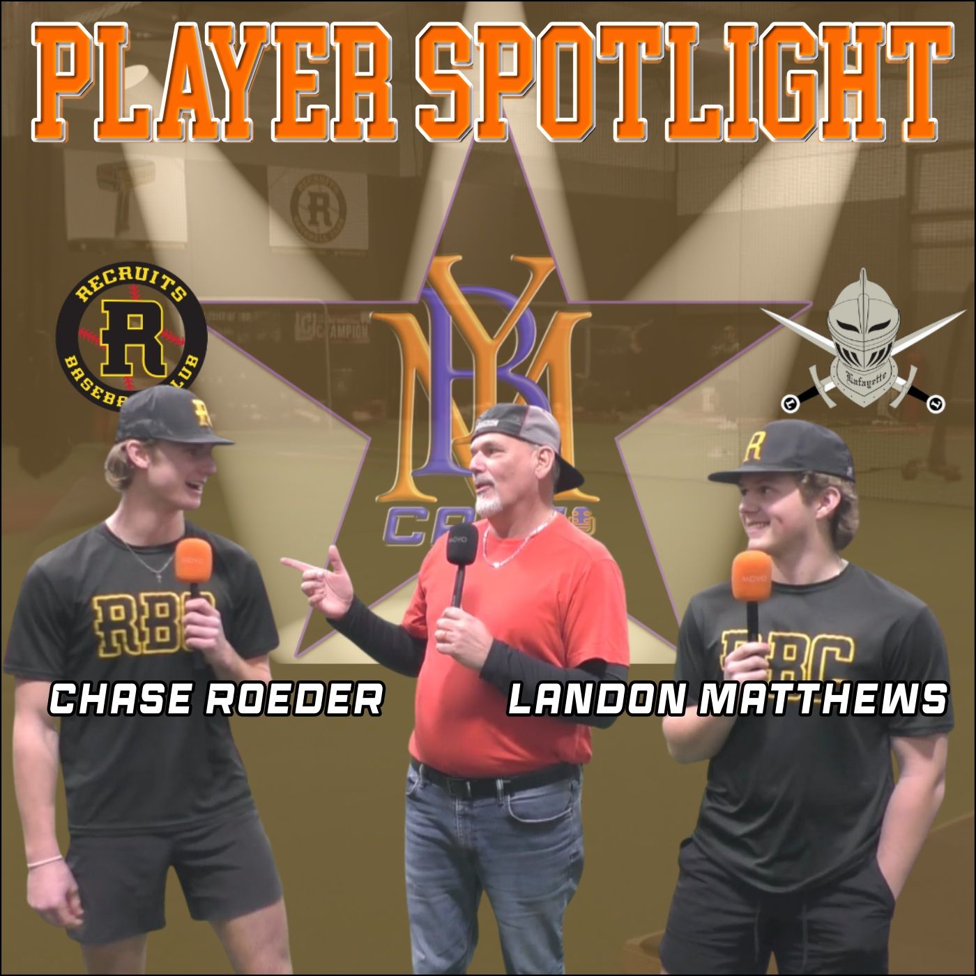 Player Spotlight | R.B.C. & Lafayette Players Landon Matthews & Chase Roeder | YBMcast episode artwork