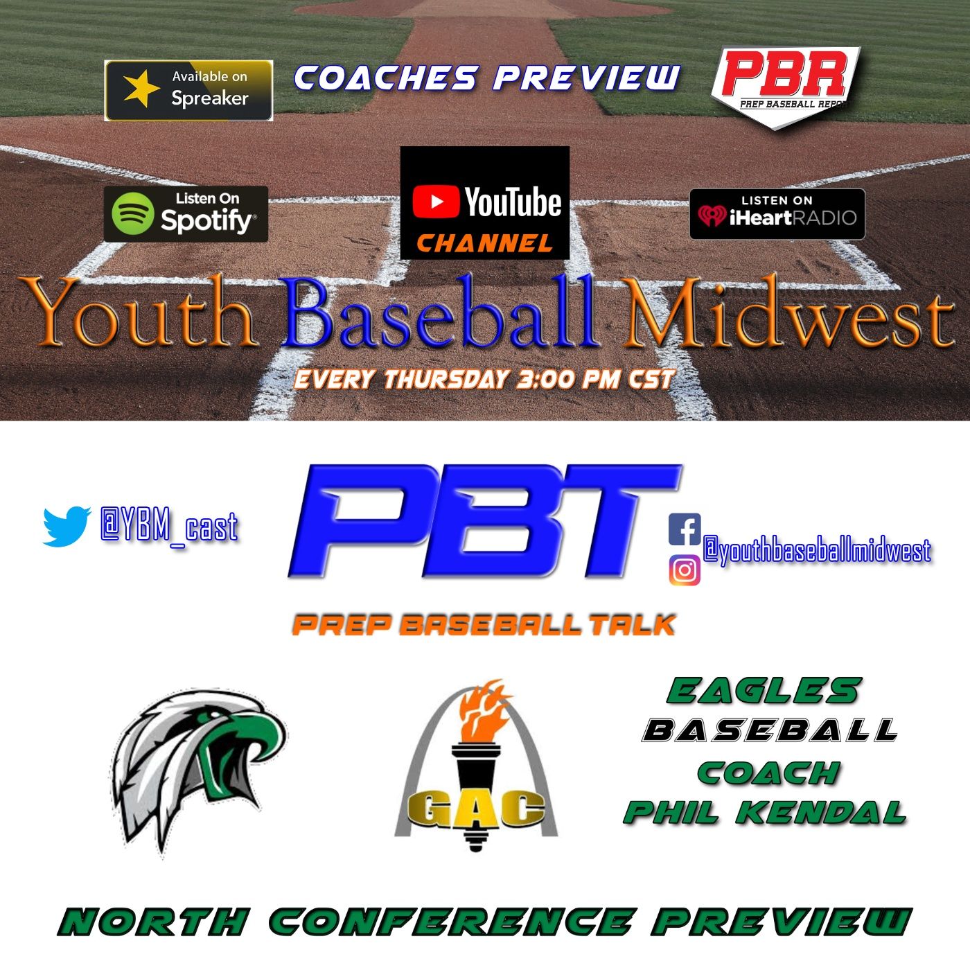 GAC Coaches Preview Orchard Farm Eagles Head Coach Phil Kendal | Prep Baseball Talk episode artwork