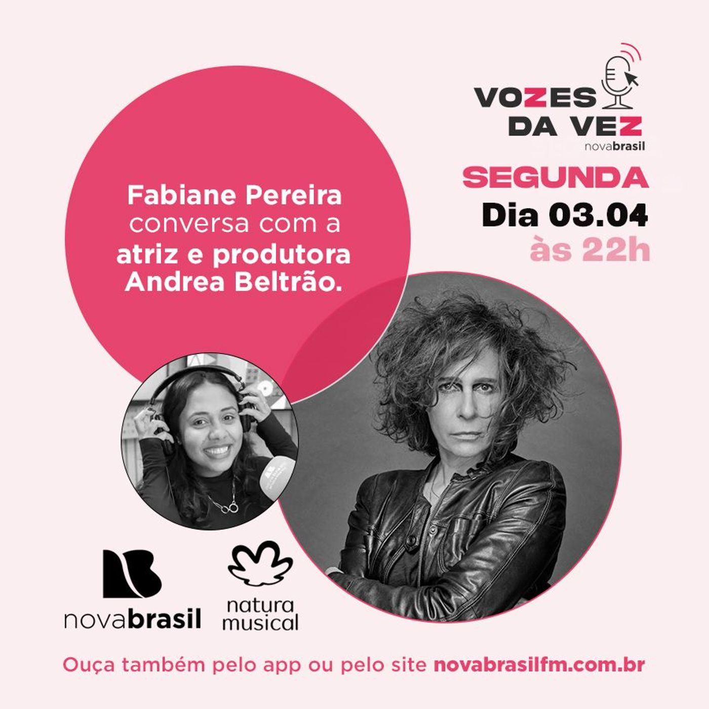 Andrea Beltrão: "Música é (quase) tudo. E, às vezes, ouço a mesma música obsessivamente”