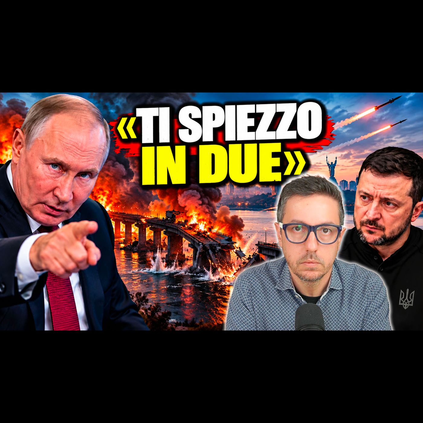 MOSCA COLPISCE I PONTI SUL DNIPRO | KIEV: «SITUAZIONE DRAMMATICA» episode artwork