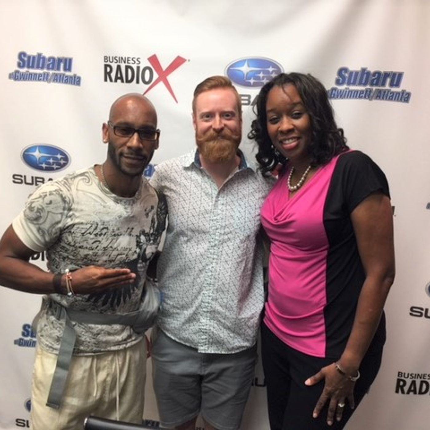Nicole Steele with Diamond in the Rough Youth Development and Estebon Watson with E.M. Watson episode artwork