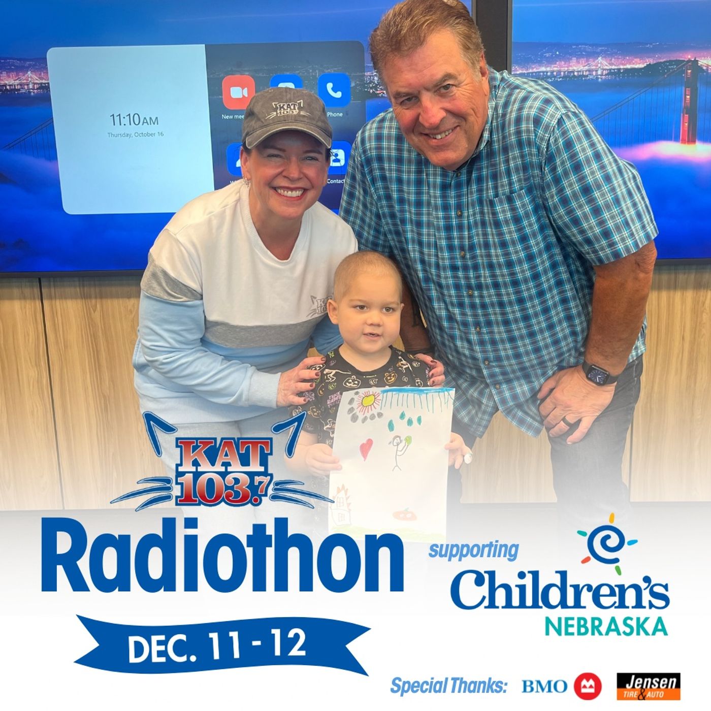 Steve and Gina's Children's Radiothon Podcast - Jace with parents Joshua and Amanda episode artwork