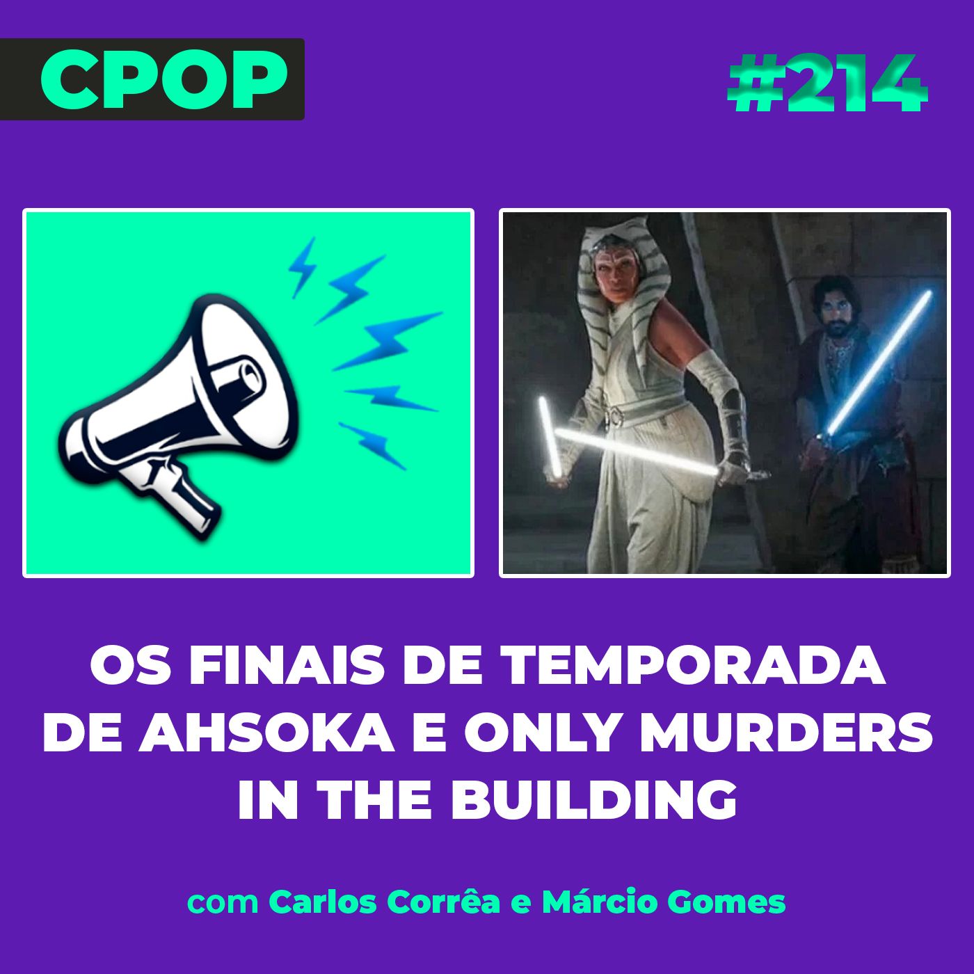 #214 Os finais de temporada de Ahsoka e Only Murders in the Building episode artwork