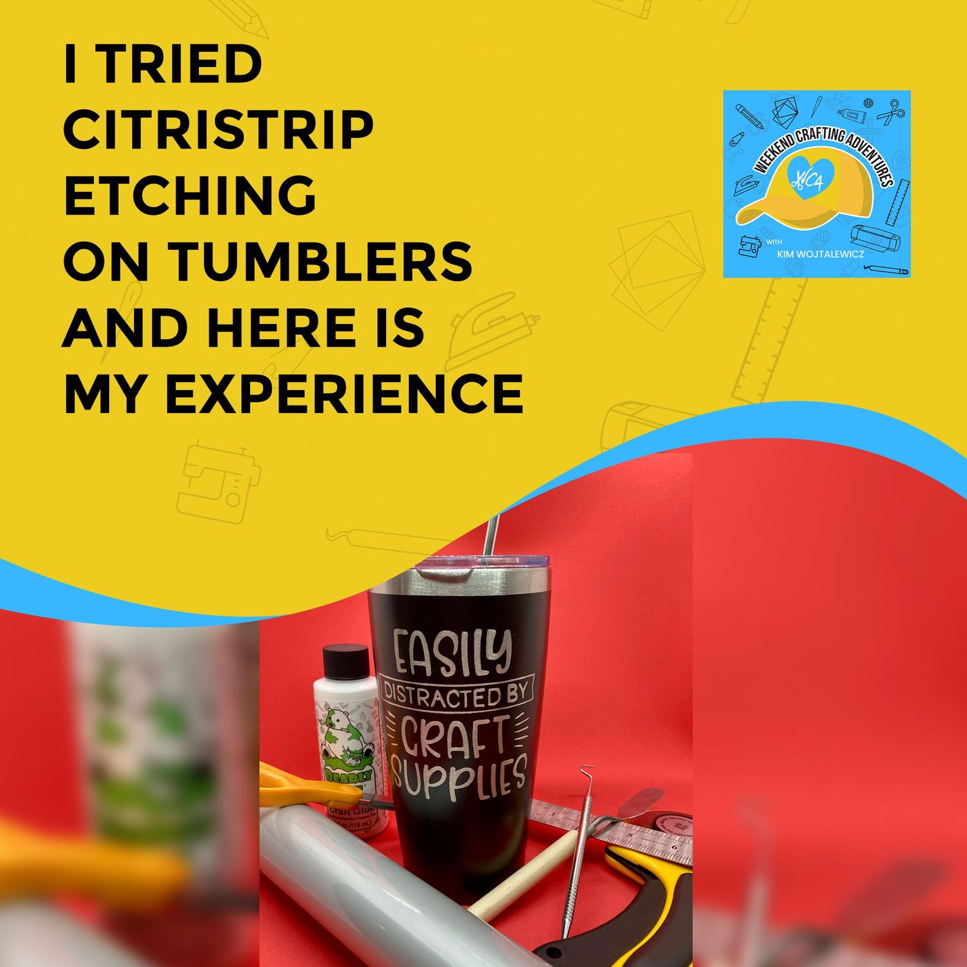 I Tried Citristrip Etching On Tumblers And Here Is My Experience