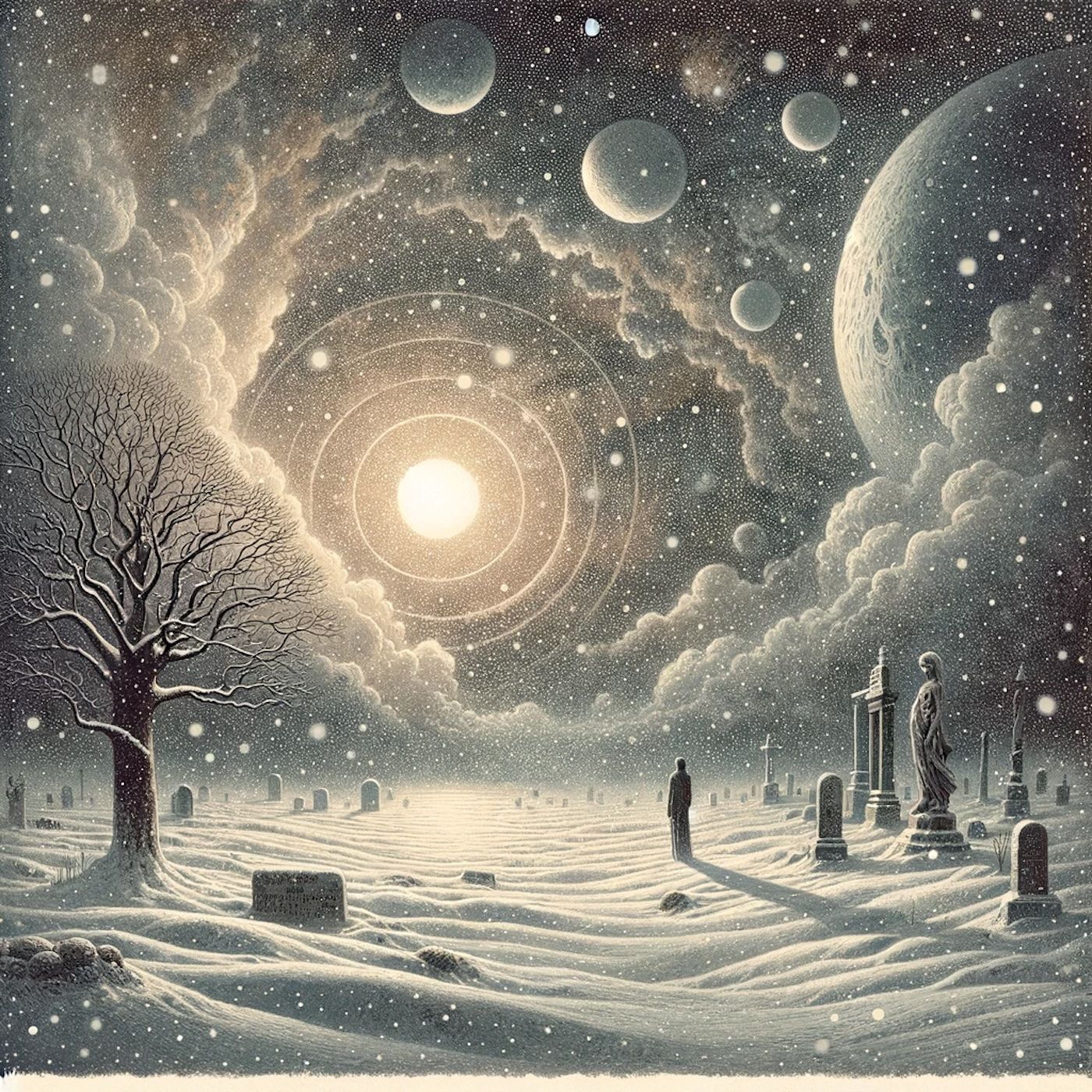 "His soul swooned slowly as he heard the snow falling..."