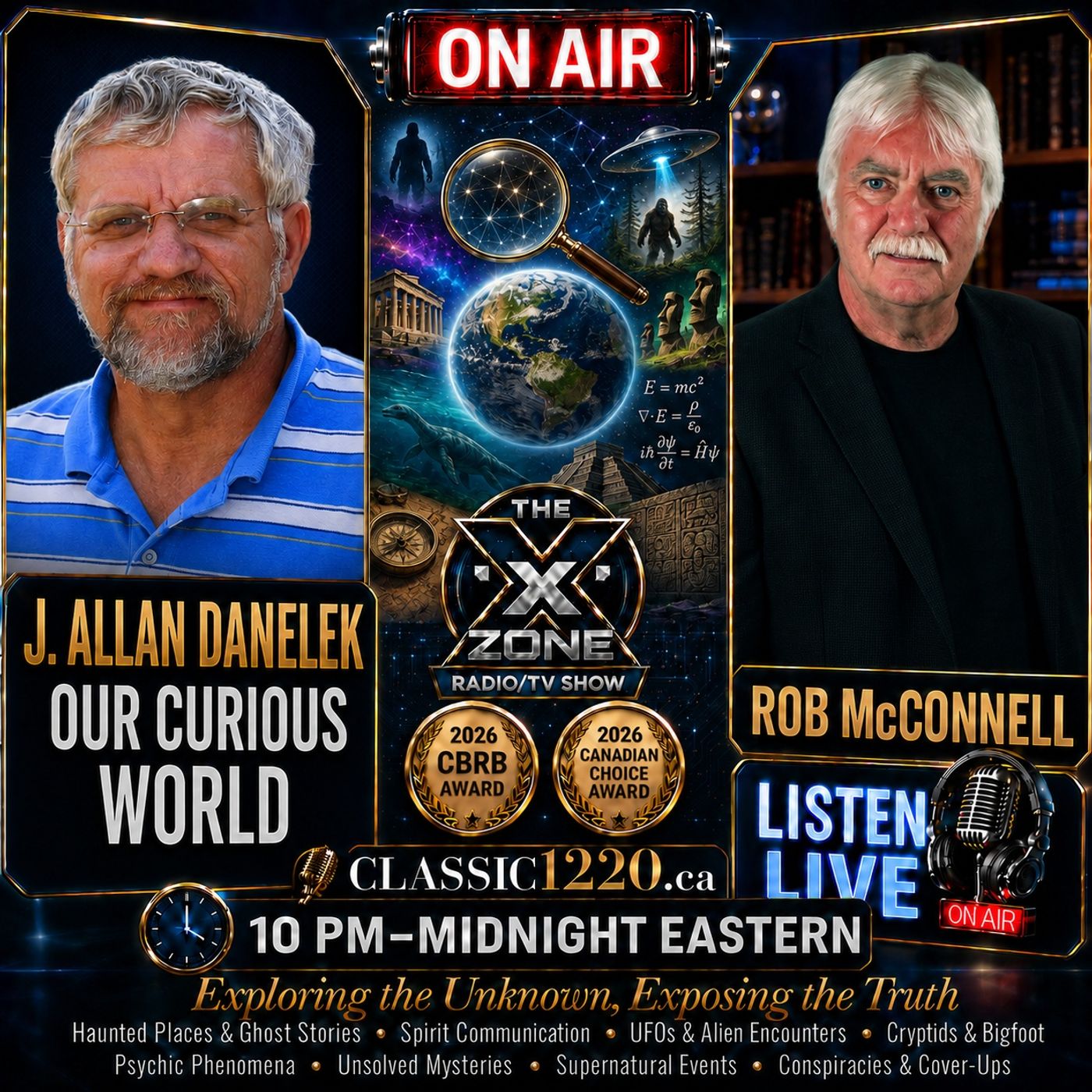 Rob McConnell Interviews - J ALLAN DANELEK - Our Curious World episode artwork