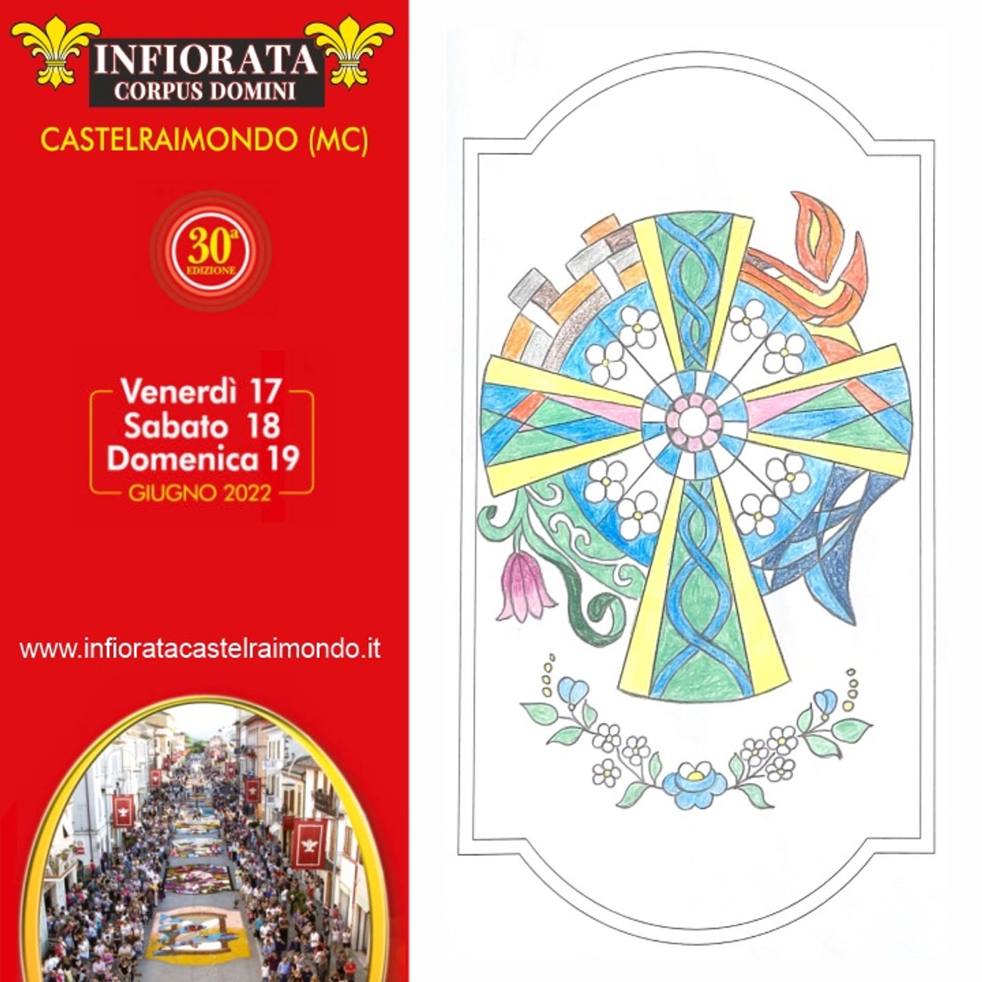 Infiorata Castelraimondo 2022 - GTMarche