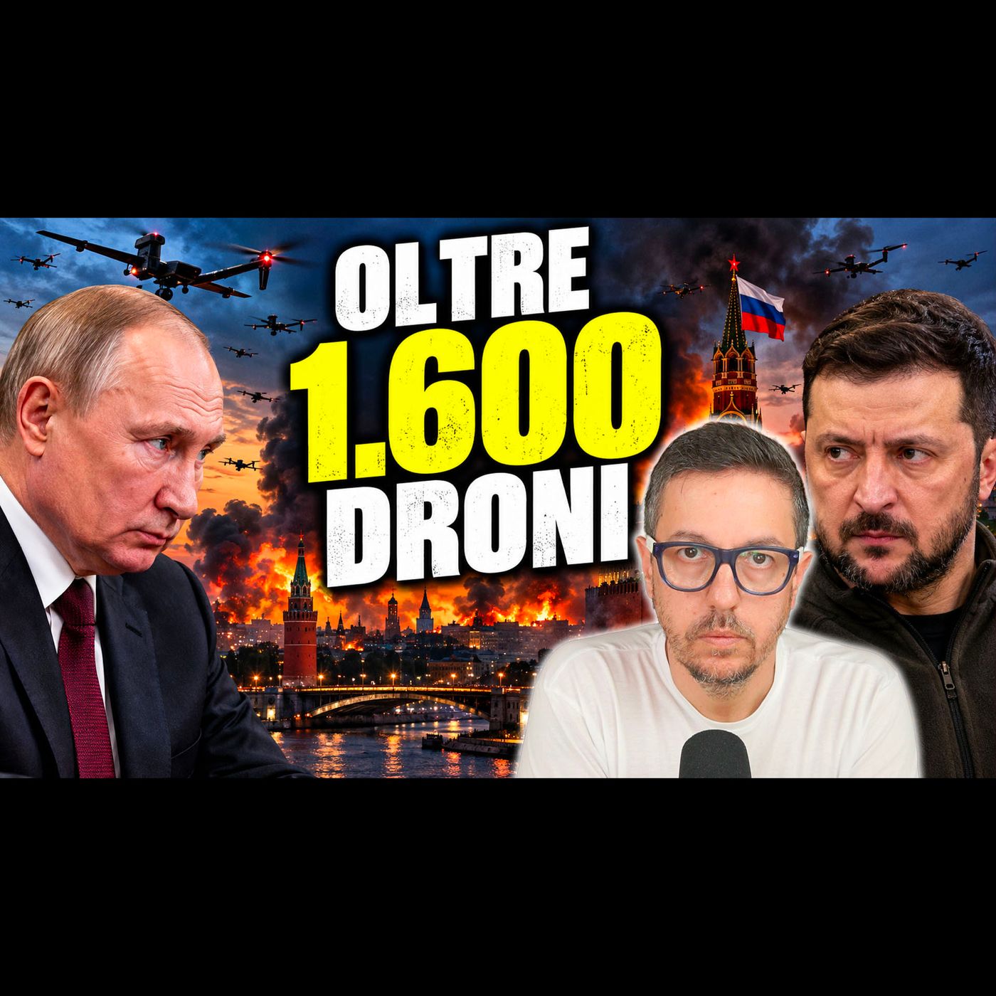 OLTRE 1.600 DRONI SULLA RUSSIA DURANTE LE ELEZIONI