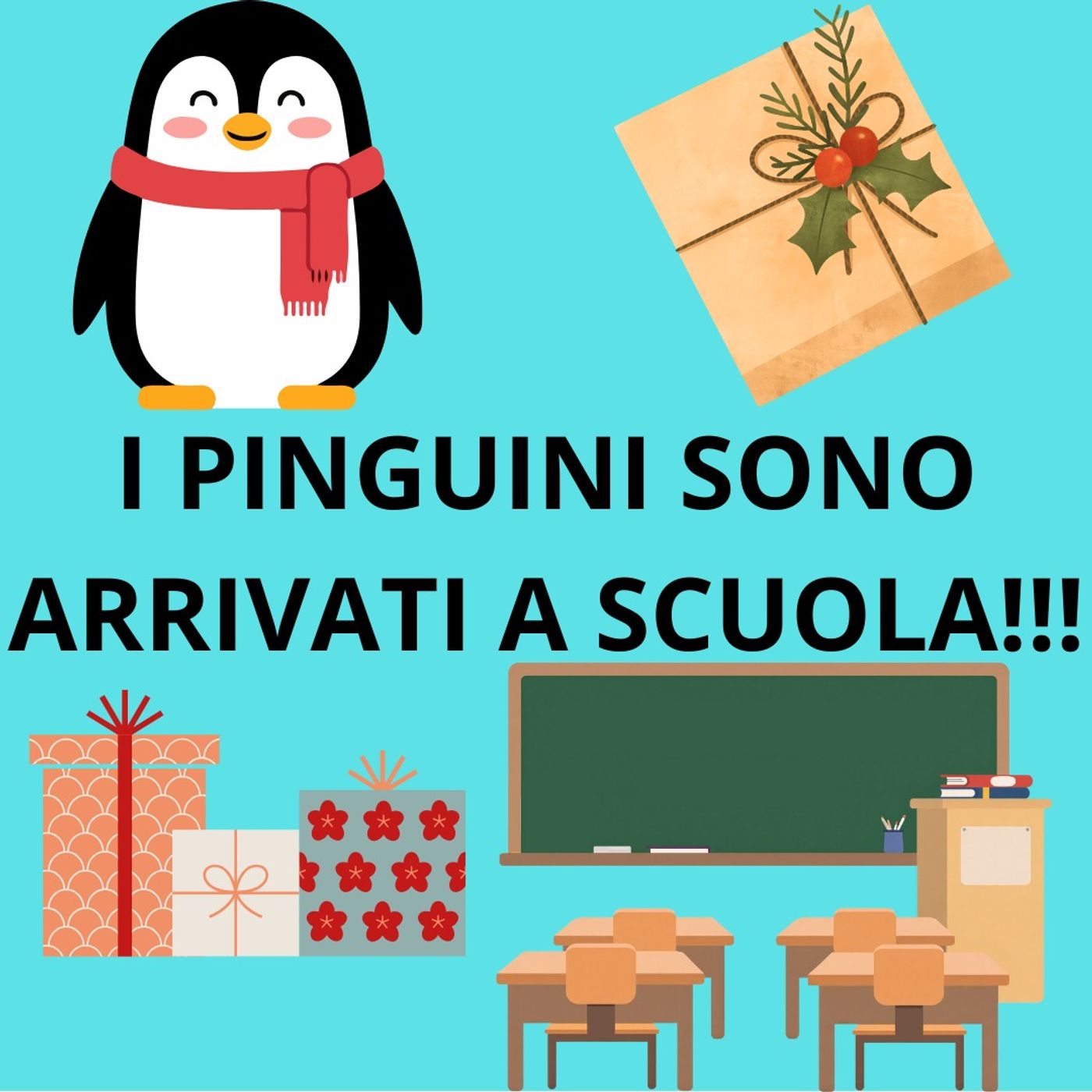 #Inviati  I pinguini sono arrivati a scuola, EVVIVA!