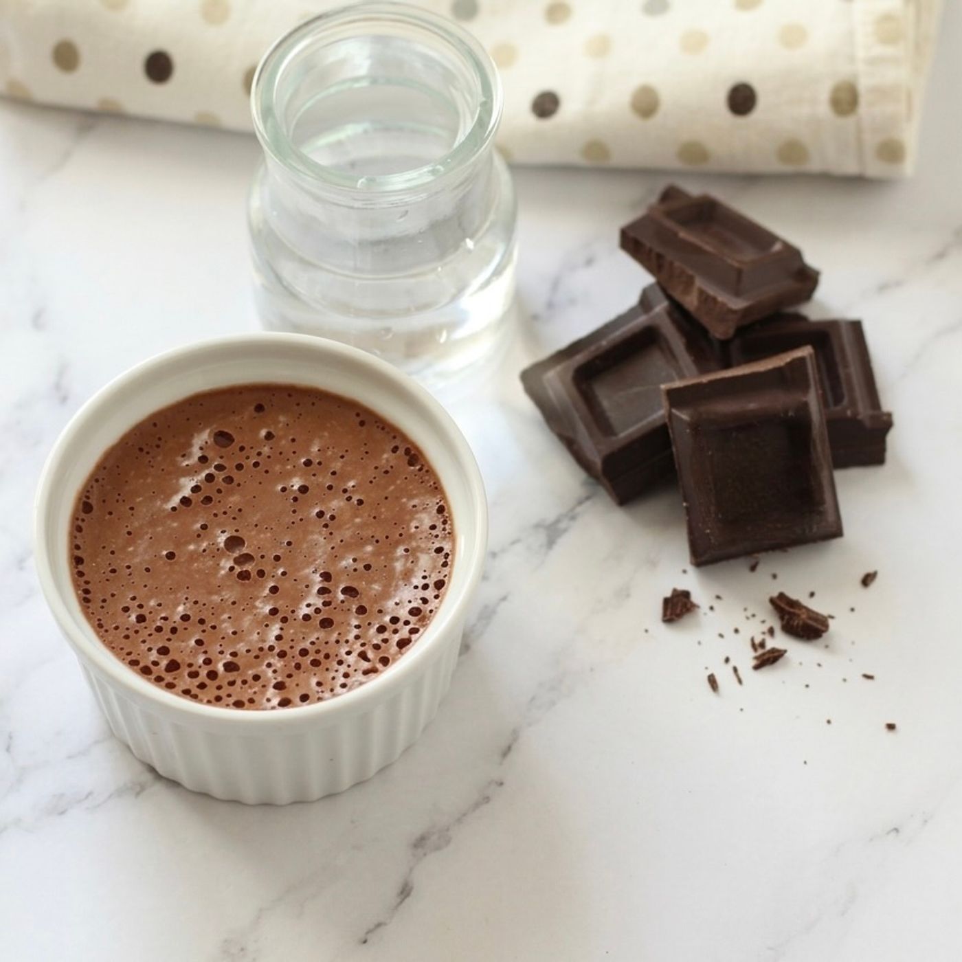 Crema spumosa al cioccolato
