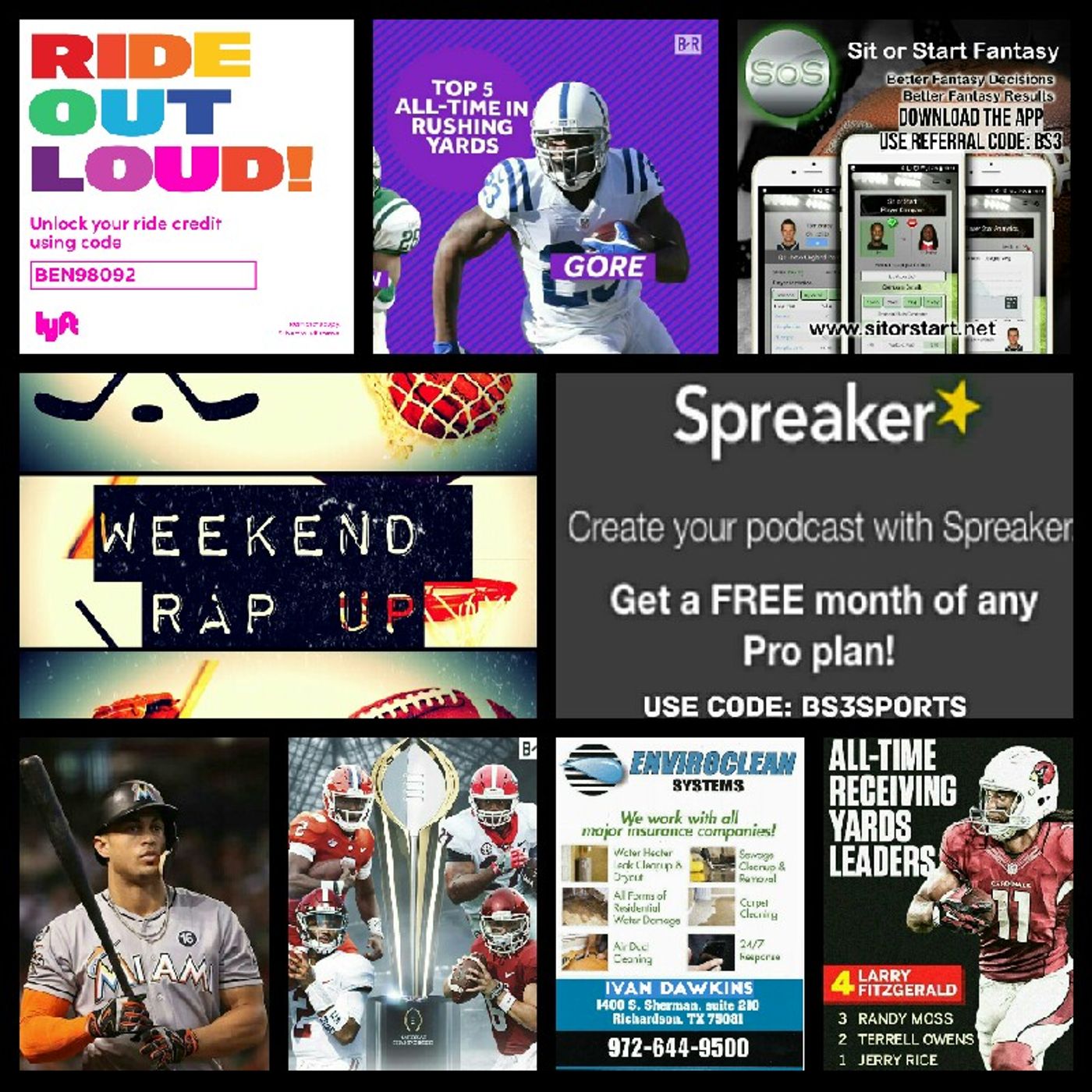 Weekend Rap Up Ep. 60: Bama In, Sorry Ohio St episode artwork