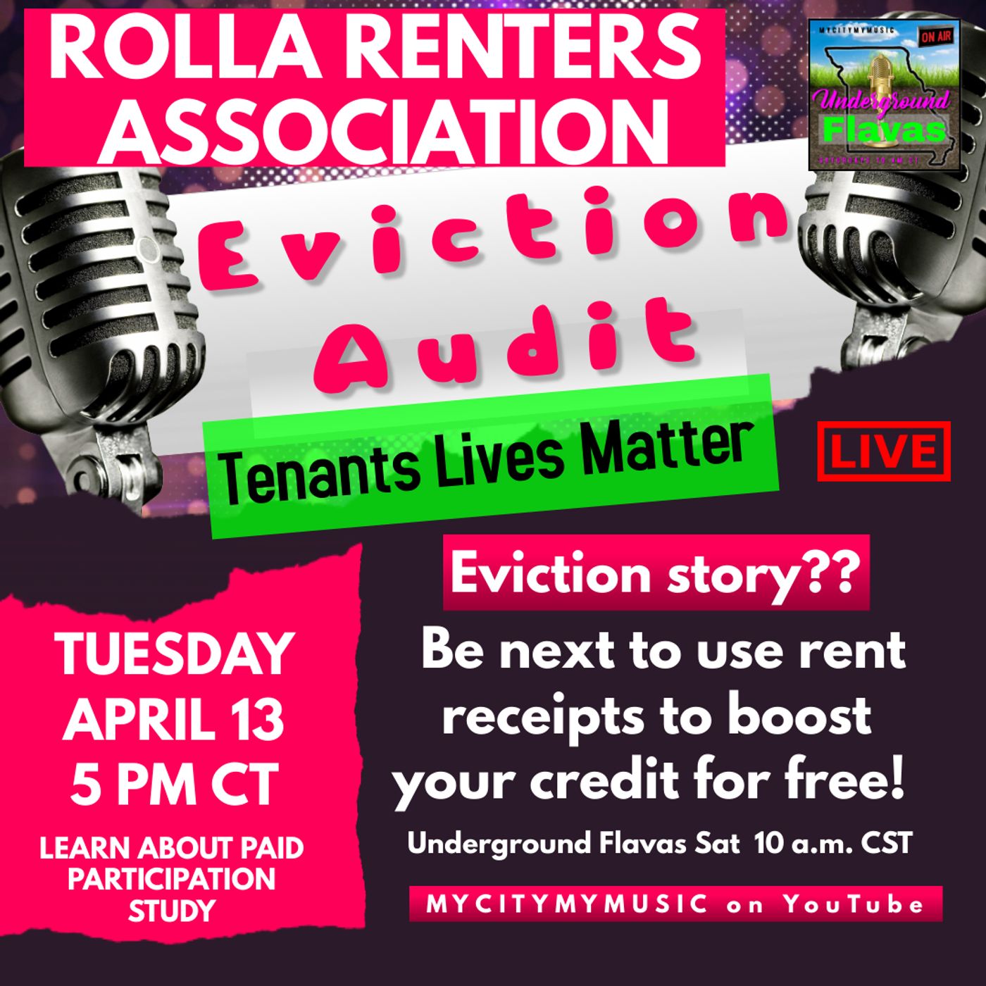Eviction Audit LIve episode artwork