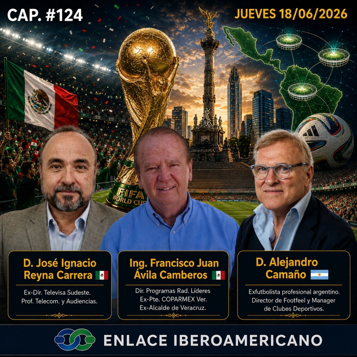 ##124 «México y el Mundial de Balompié: cuando volvemos a jugar en nuestra "Casa Hispana "» episode artwork