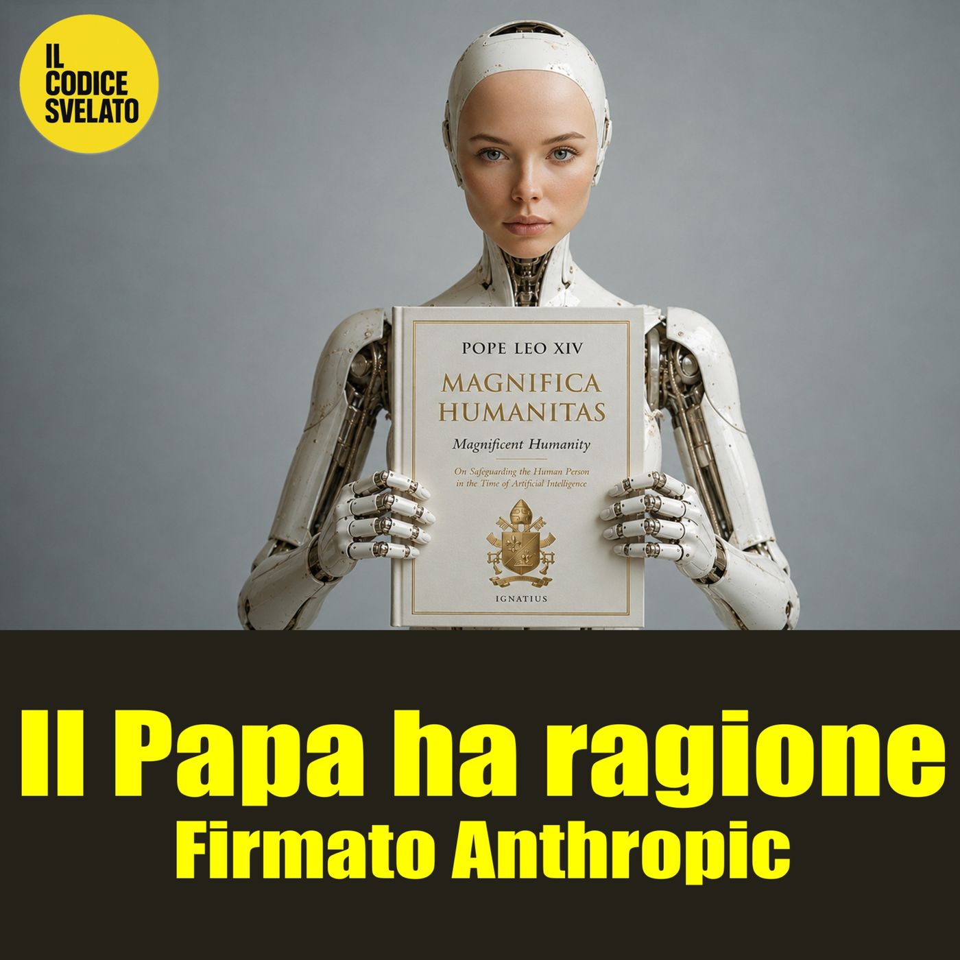 44 - il Papa ha ragione. Firmato Anthropic - podcast episode artwork