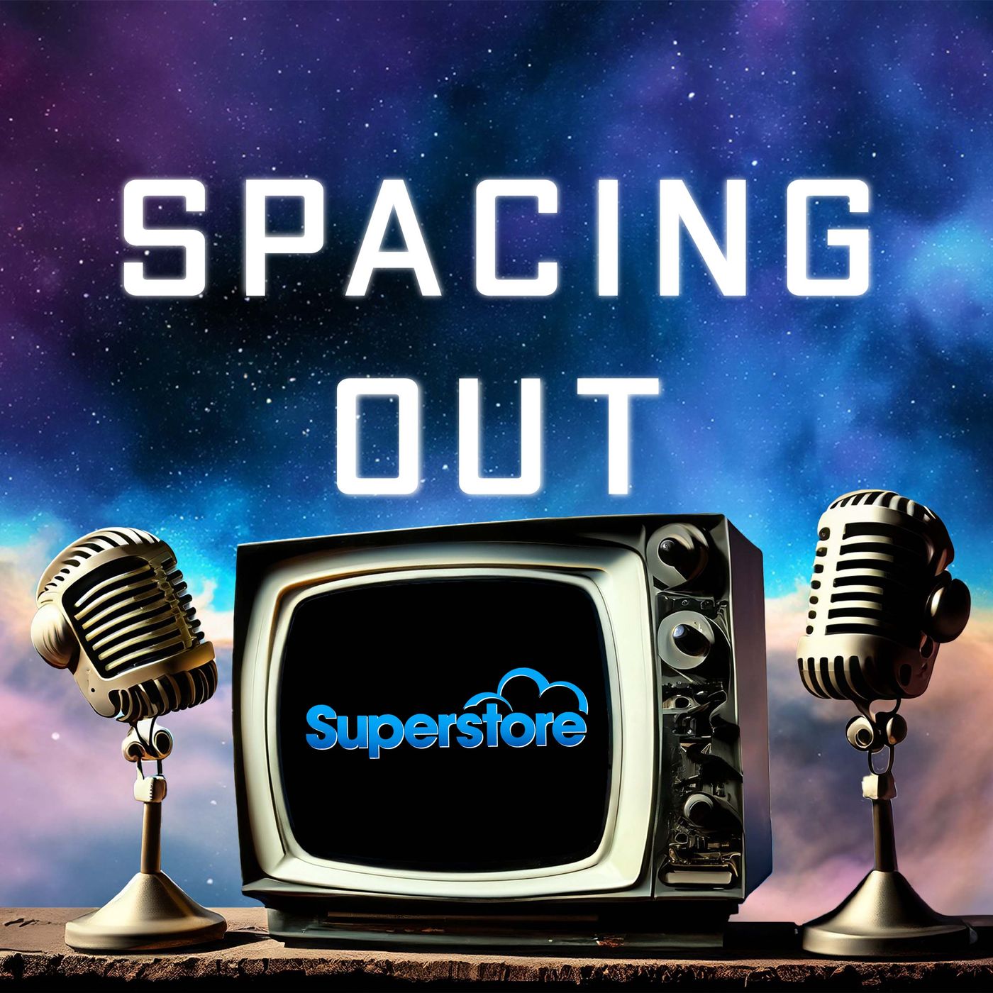 Spacing Out with Superstore podcast show image