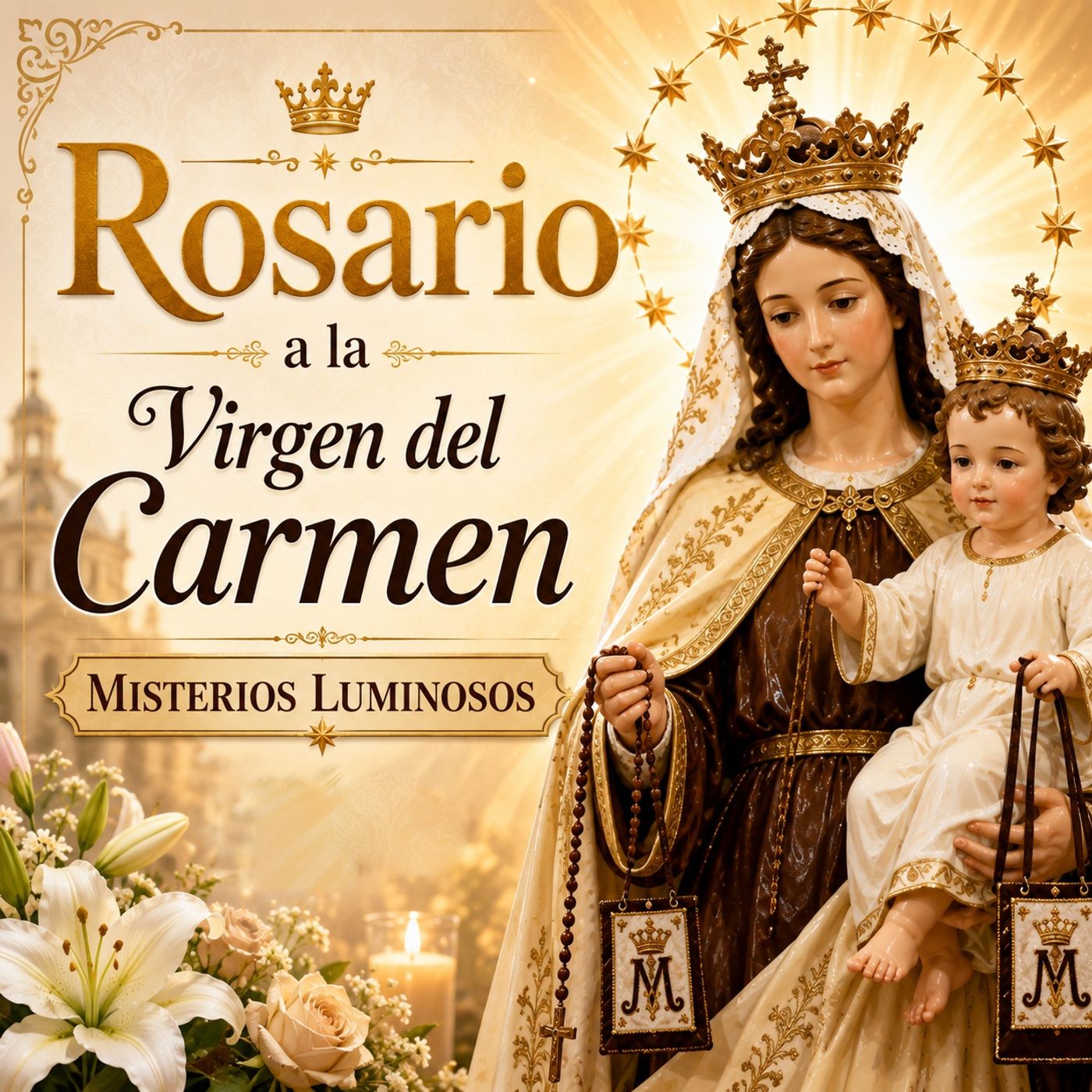 🙏 Rosario de Consagración a la Virgen del Carmen | 16 de Julio | Misterios Luminosos episode artwork