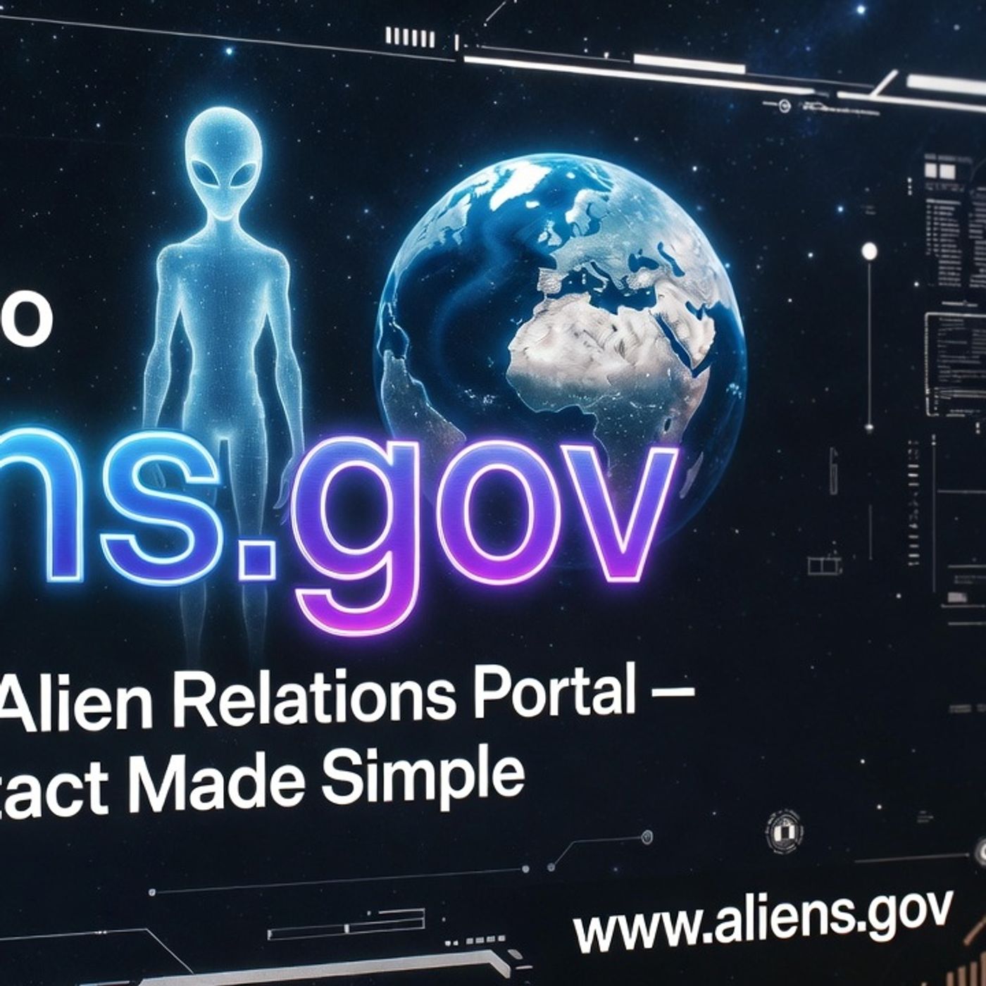 Aliens.gov Is Here; Also, Government Scientist Mystery