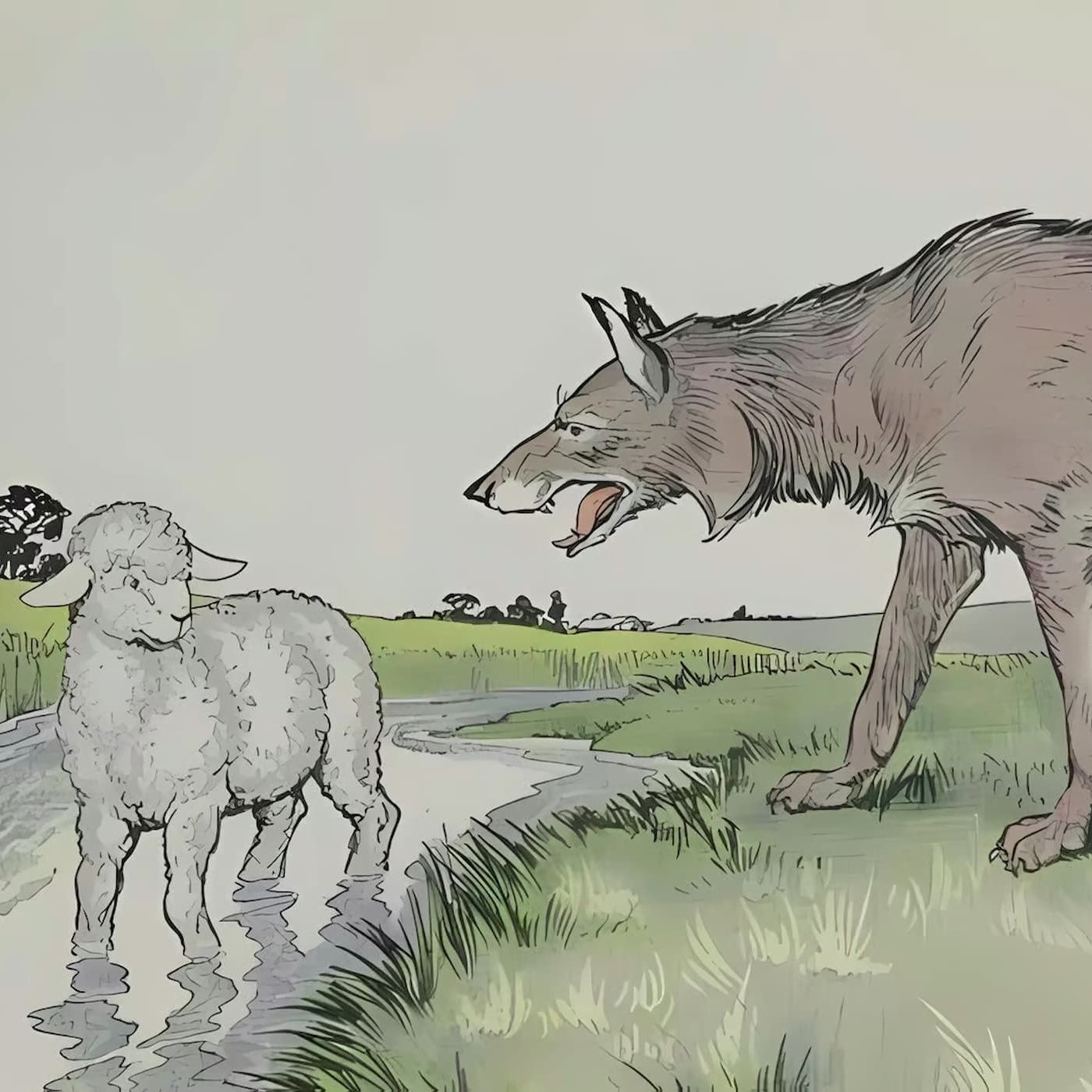 The Wolf And The Lamb | Aesop Fables episode artwork