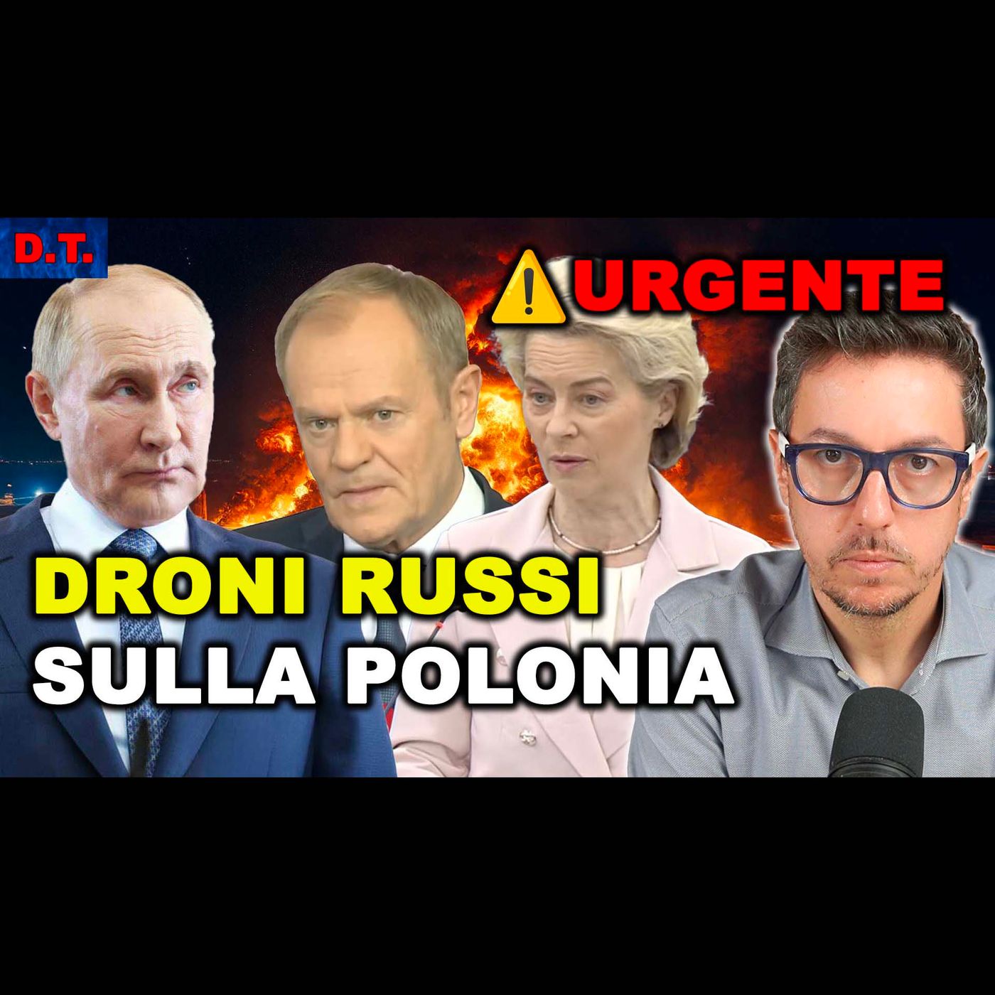 DRONI RUSSI SULLA POLONIA: “ATTO DI GUERRA” ALLA NATO | L’Europa è certa: ATTO INTENZIONALE