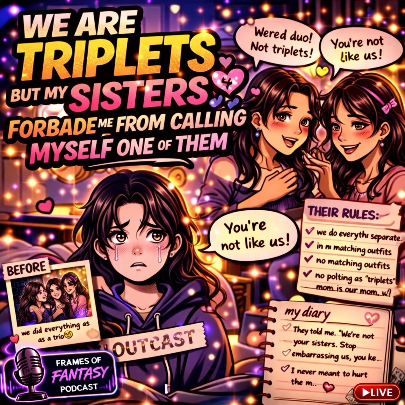 We Are Triplets, but My Sisters Forbade Me from Calling Myself One of Them| Like and Sub!