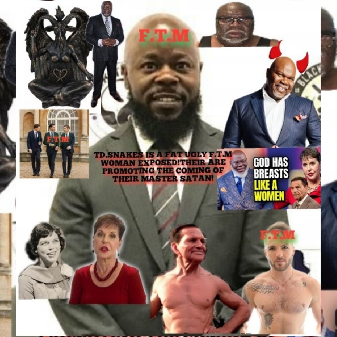 TD.SNAKES IS A F.T.M WOMAN EXPOSED!THEIR  PROMOTING THE COMING OF THEIR MASTER SATAN! episode artwork