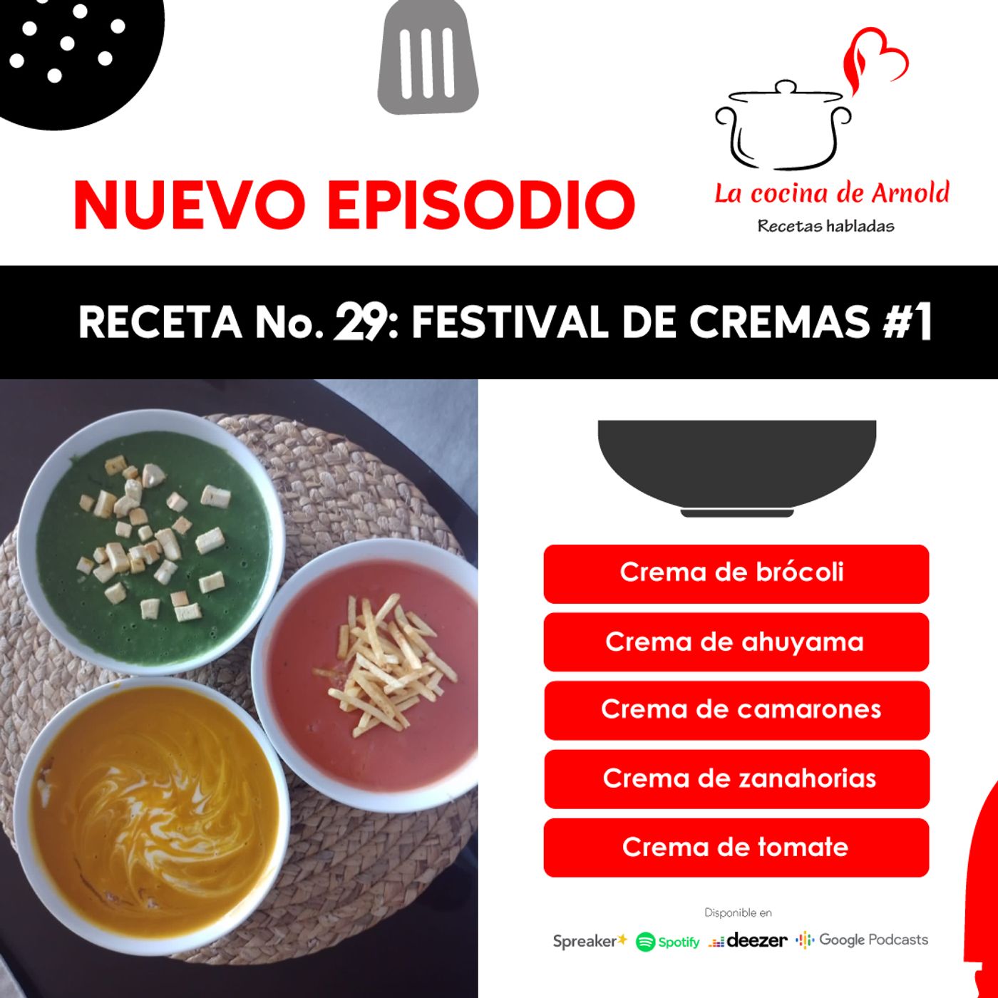 La cocina de Arnold, recetas habladas