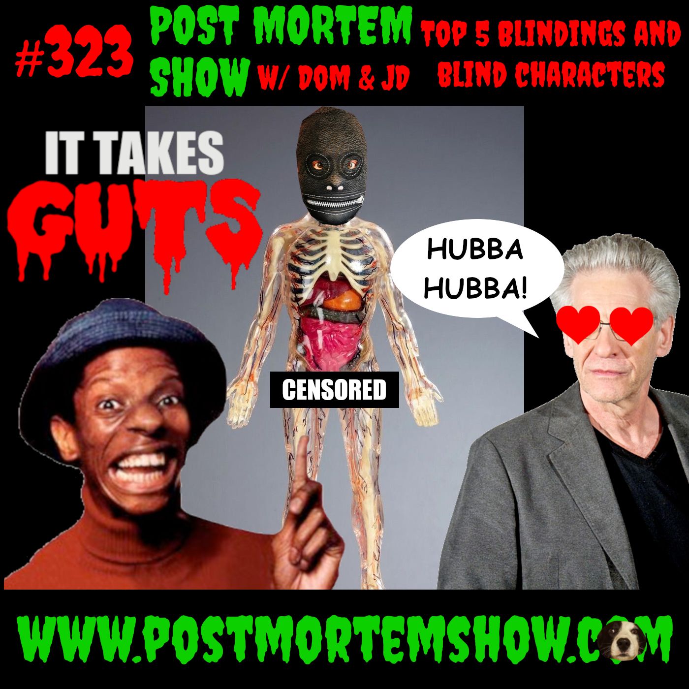 e323 - It Takes Guts (TOP 5 BLINDINGS & BLIND CHARACTERS) episode artwork