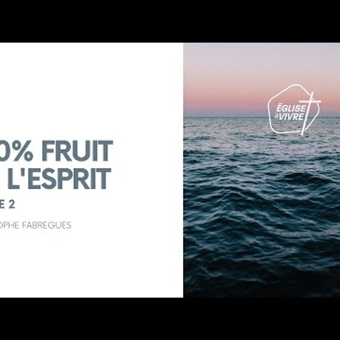 Eglise à Vivre - 100% FRUIT DE L'ESPRIT  #2 - Christophe FABREGUES