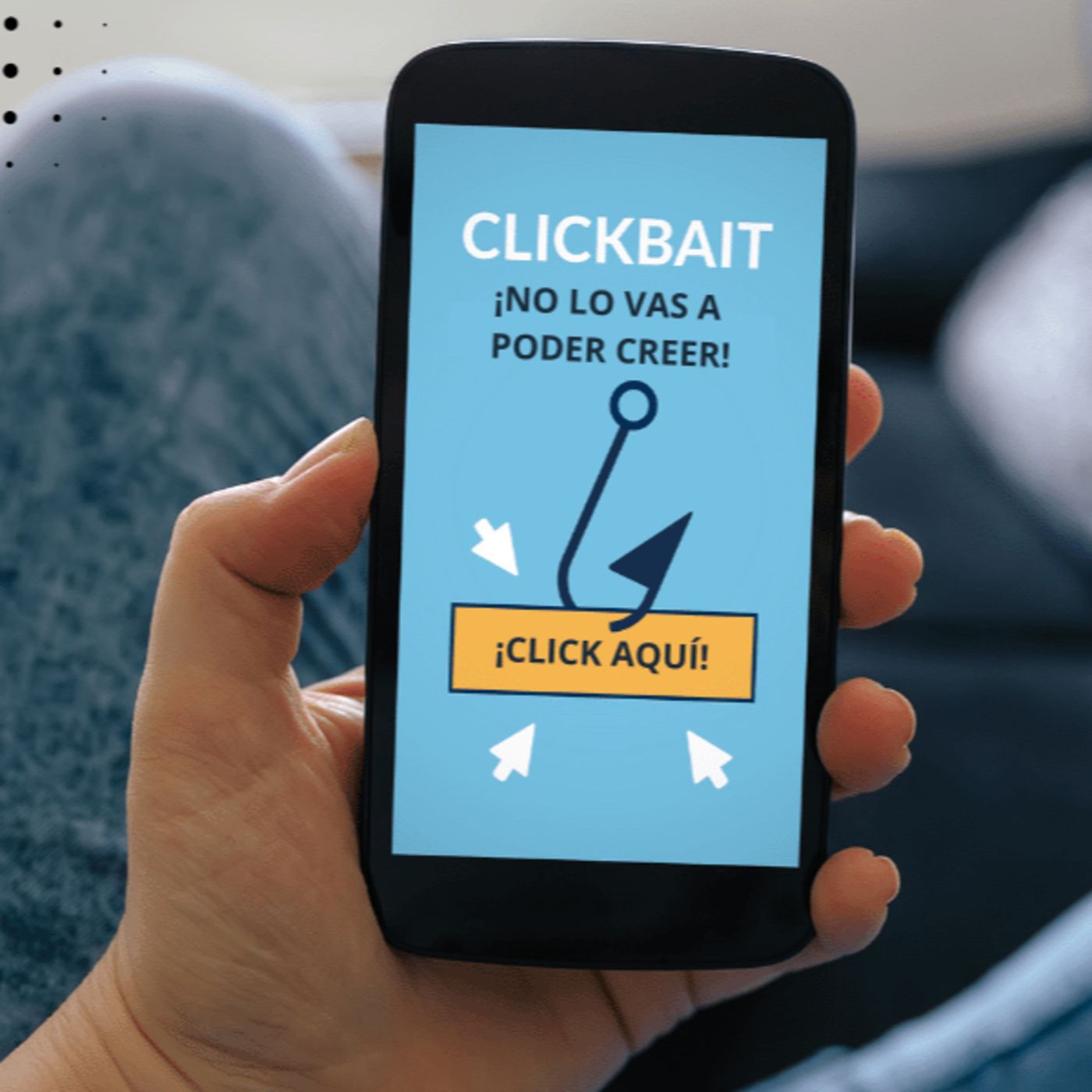 clickbait: abre el enlace como trampa del contenido deportivo