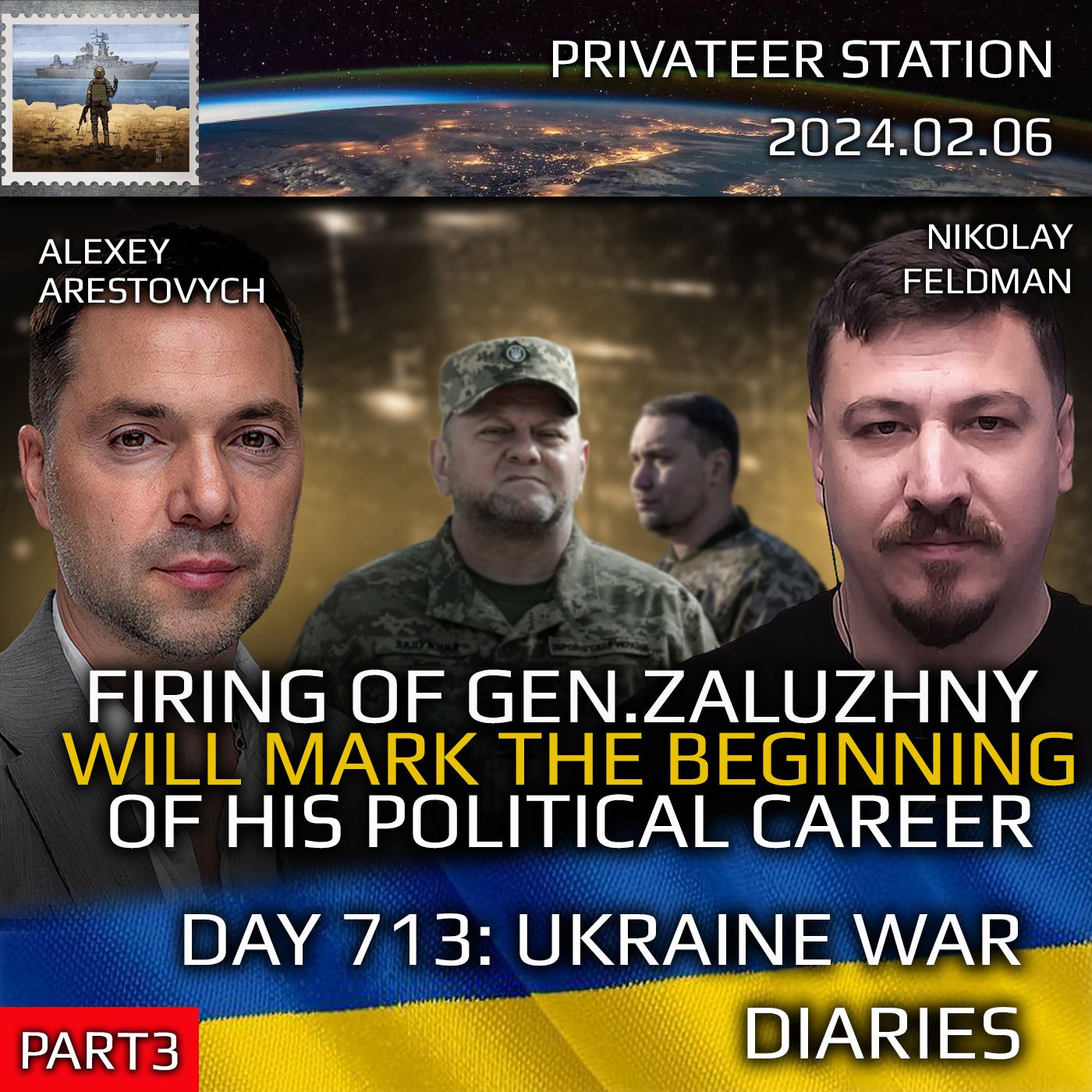 cover of episode War in Ukraine, Day 713 (part3): Firing of Gen.Zaluzhny Will Mark the First Day of His Political Career