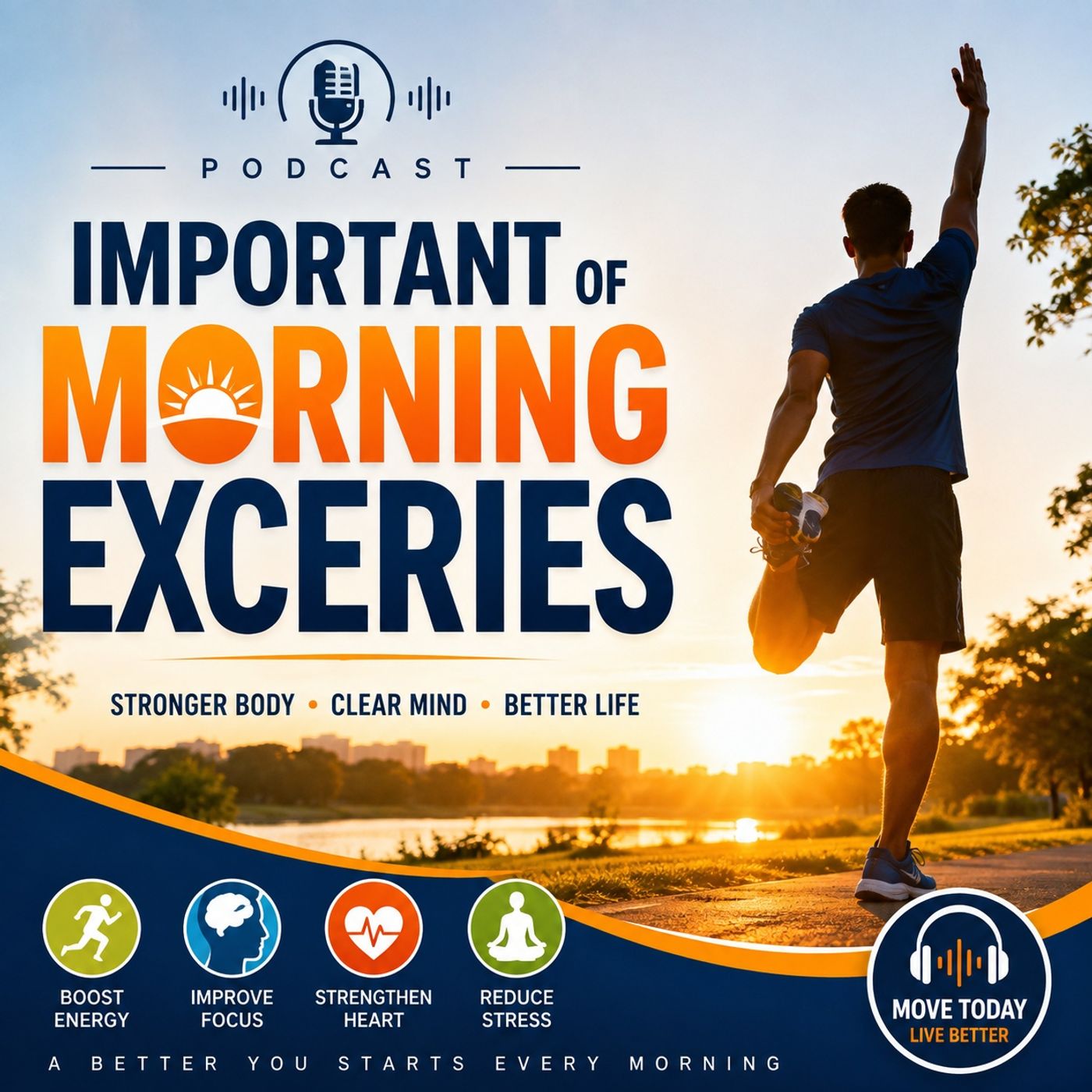 Morning exercise podcast artwork