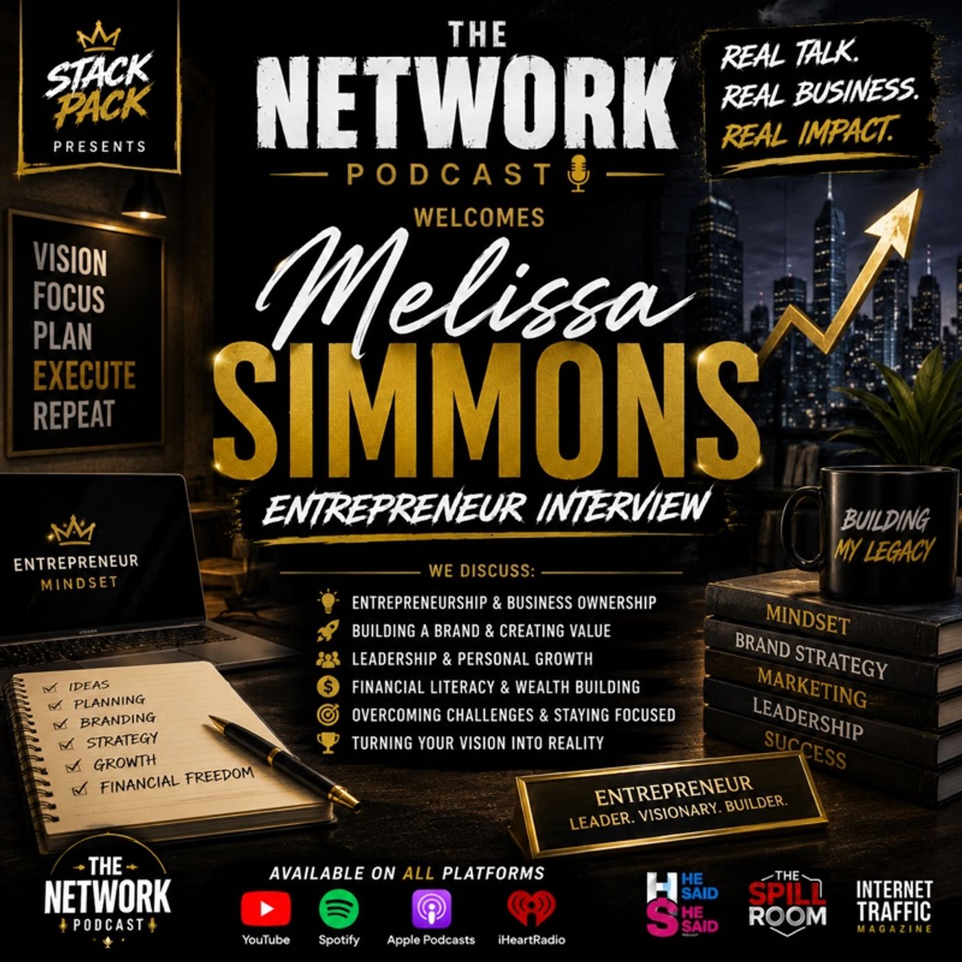 🔥Melissa Simmons Joins The Network Podcast | Entrepreneurship, Leadership & Building Success 🔥 episode artwork