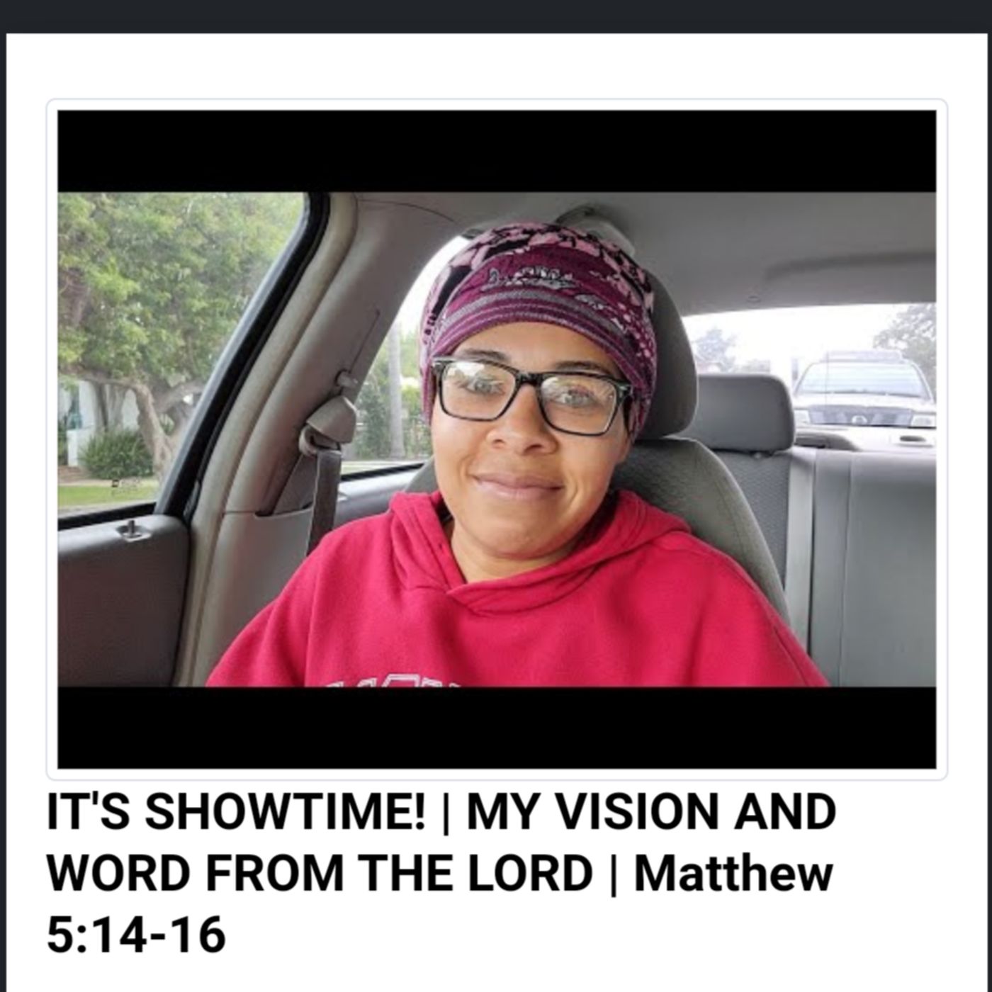 IT'S SHOWTIME! | MY VISION AND WORD FROM THE LORD | Matthew 5:14-16 episode artwork