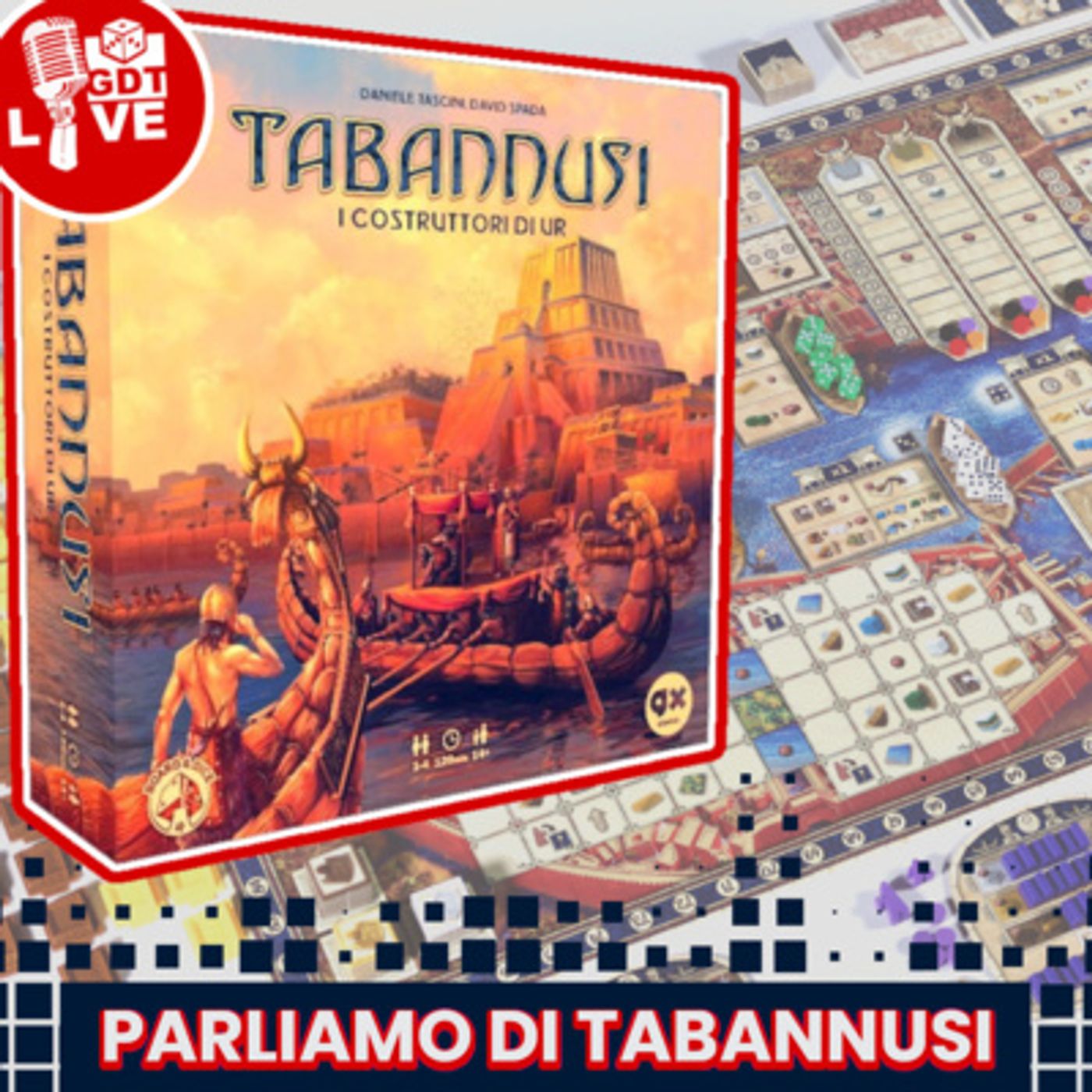 Tabannusi: i costruttori di UR - Recensione di un gioco da tavolo dai tanti volti differenti episode artwork