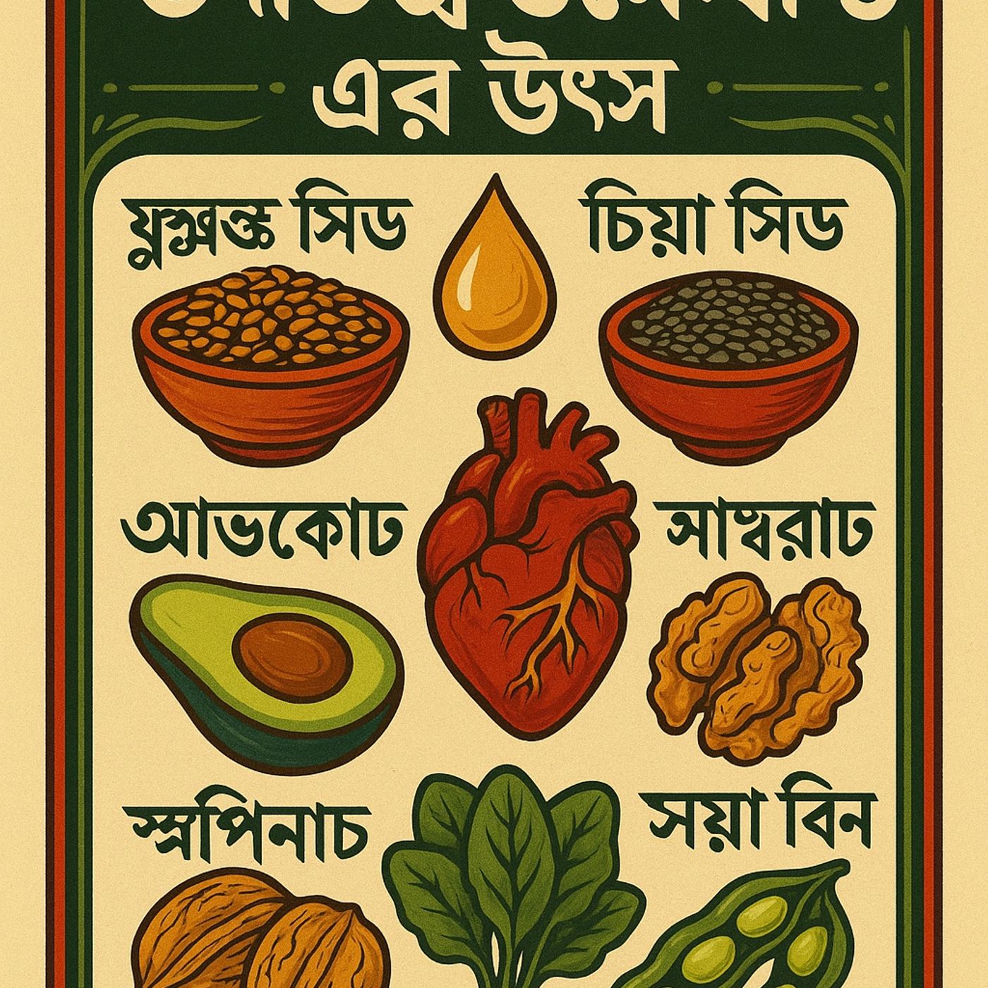 Jontrona  Tonic: The Omega-3 Kitchen( জন্ত্র টনিক: ওমেগা-৩ রান্নাঘর)
