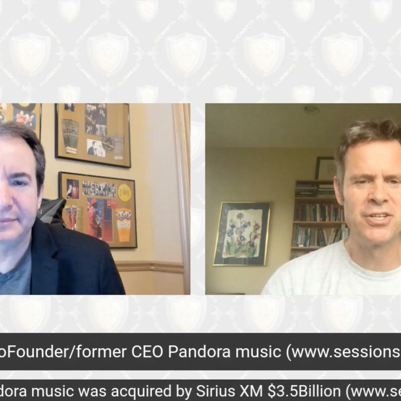 Tim Westergren CoFounder and former CEO of Pandora (sold to SiriusXM $3Billion), CoFounder Sessions Live, Music Genome Project
