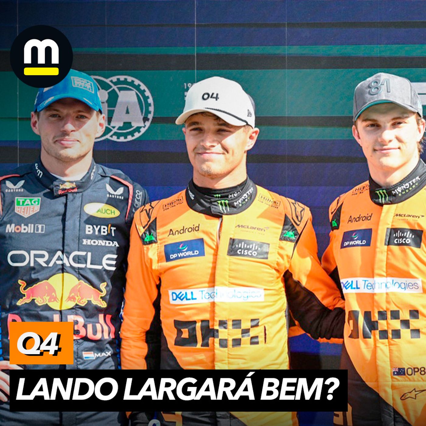 Norris bate Max e é pole, mas vai acertar a largada? Hamilton eliminado no Q2, Russell 4º, Oscar 3º episode artwork