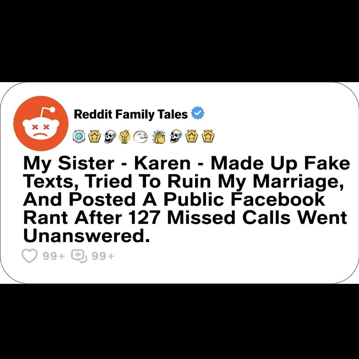 My_Sister_Karen_Made_Up_Fake_Texts,_Tried_To_Ruin_My_Marriag episode artwork
