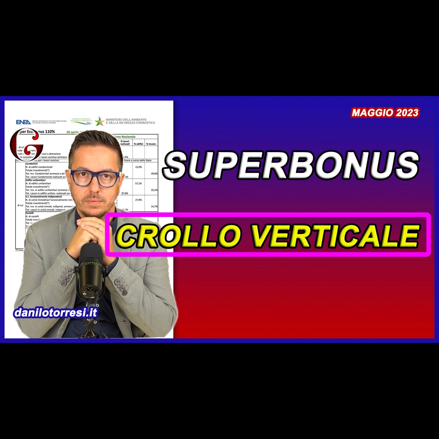 SUPERBONUS e CESSIONE DEL CREDITO ultime notizie: crollo degli interventi ad aprile episode artwork