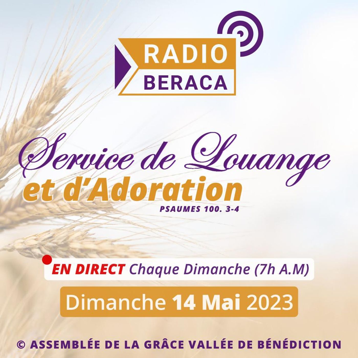 Mardi 23 mai 2023.- Service de prière episode artwork