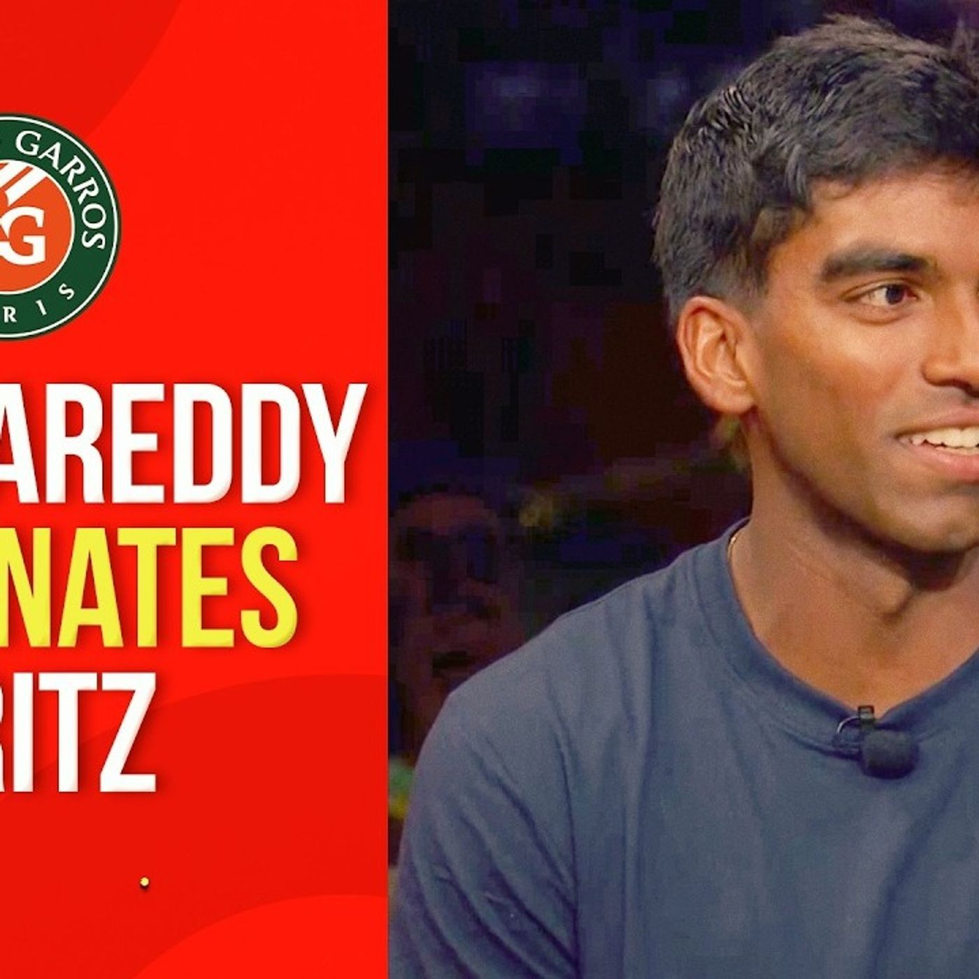Nishesh Basavareddy Talks 1st Round Upset vs. Taylor Fritz | Roland-Garros 2026 episode artwork
