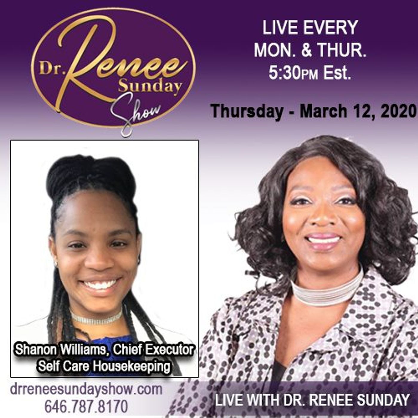 Dr. Renee Sunday\'s show
