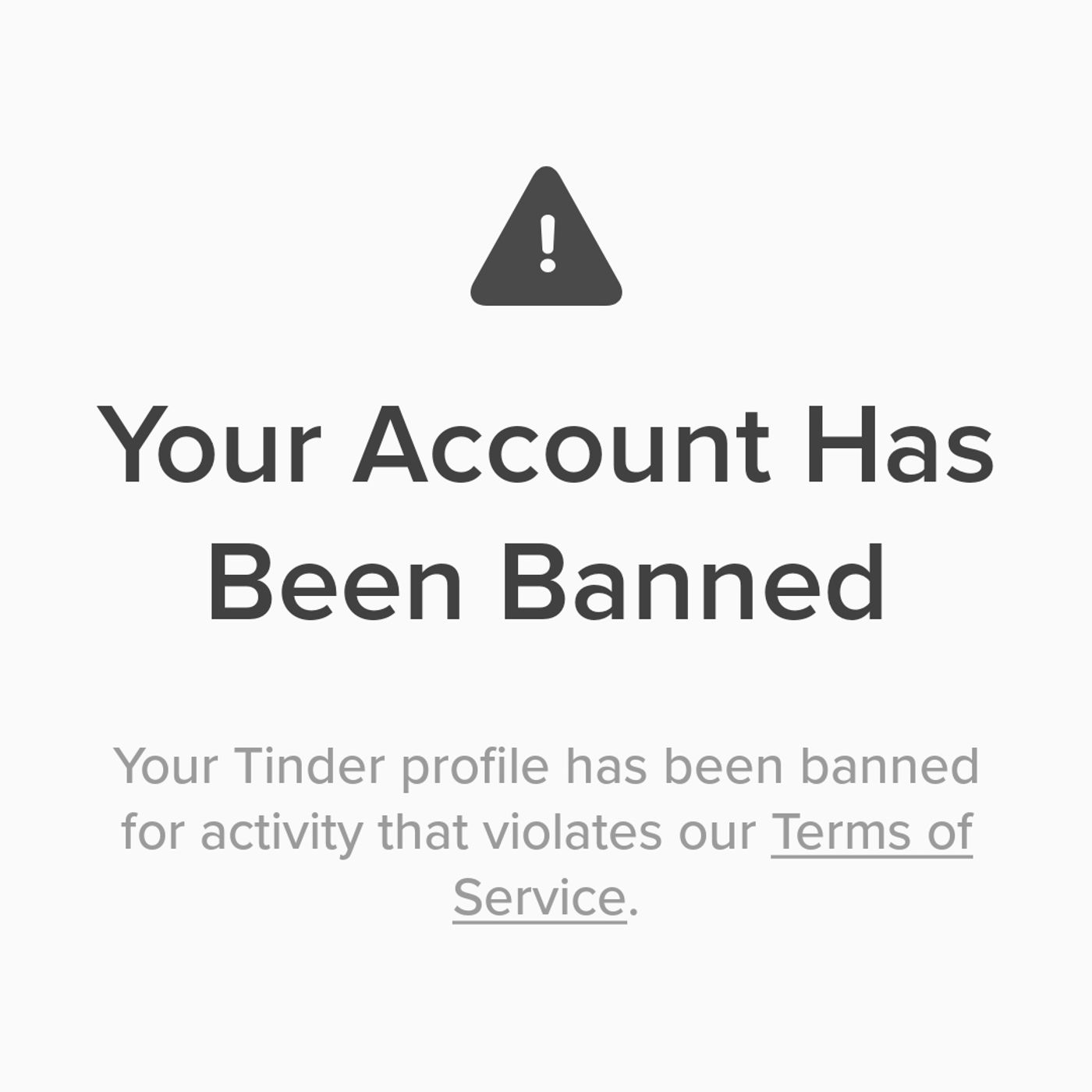 Dating is cancelled