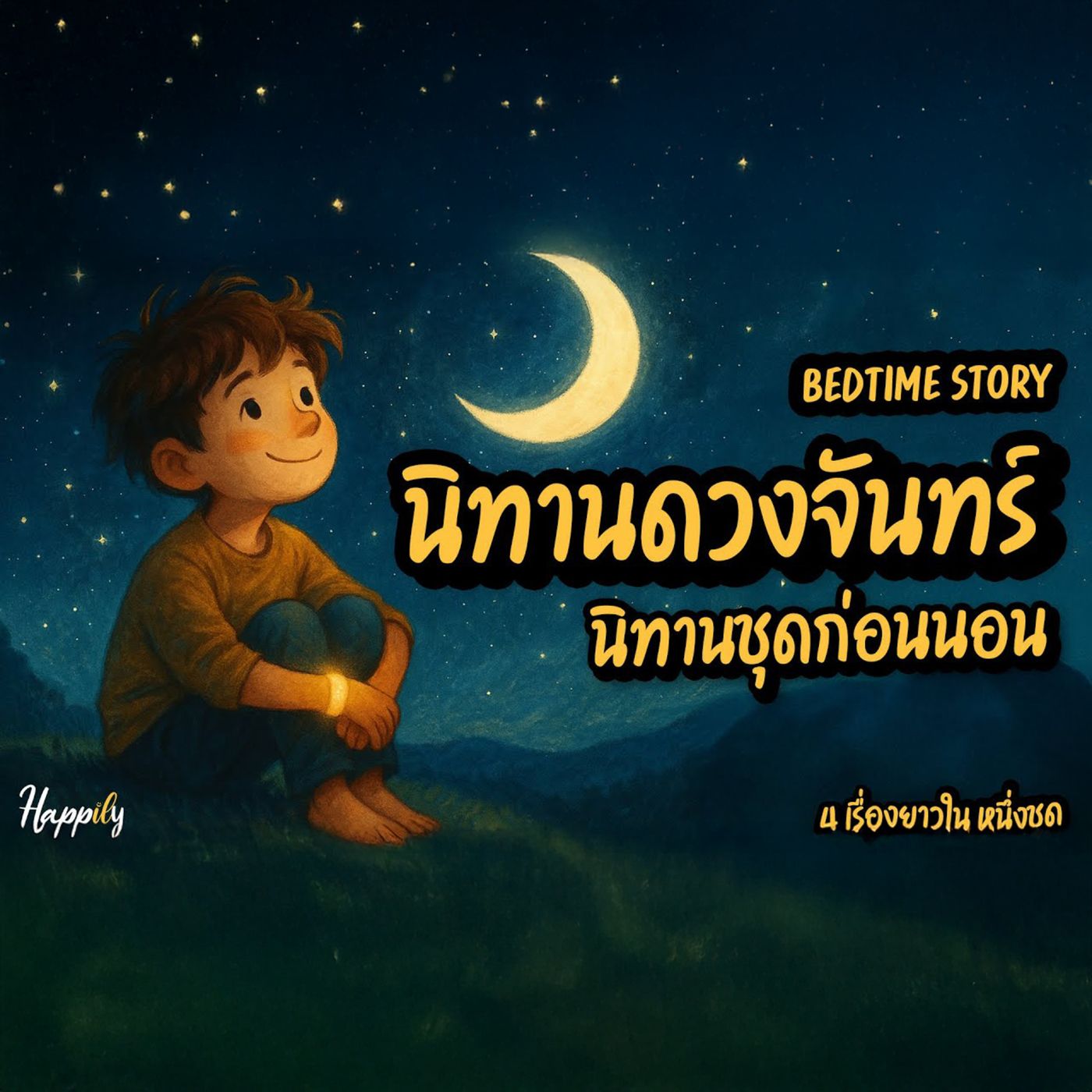 นิทานก่อนนอน ฟังยาว | นิทานแห่งดวงจันทร์ รวม 4 เรื่อง | ฟังสบาย หลับง่าย ได้แรงบันดาลใจ episode artwork
