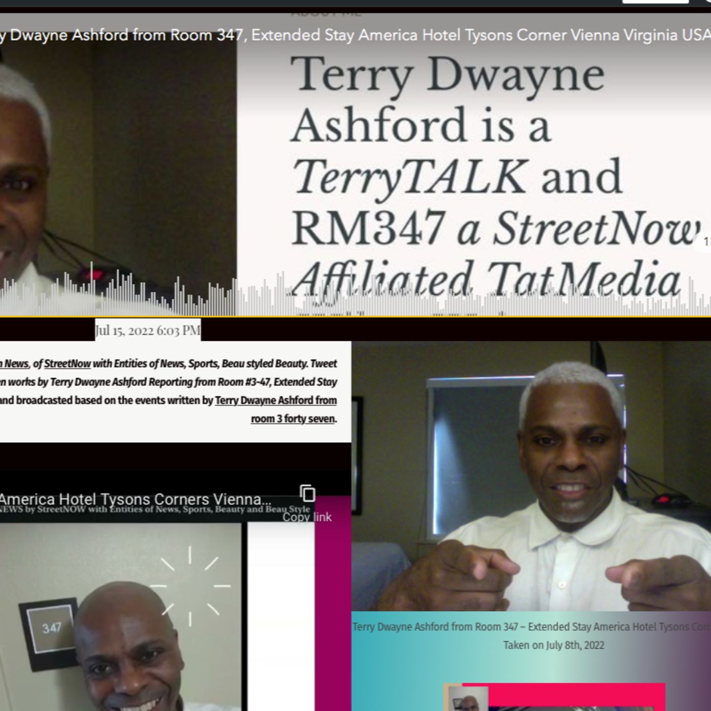 WALKING THE TALK W/Terry Dwayne Ashford