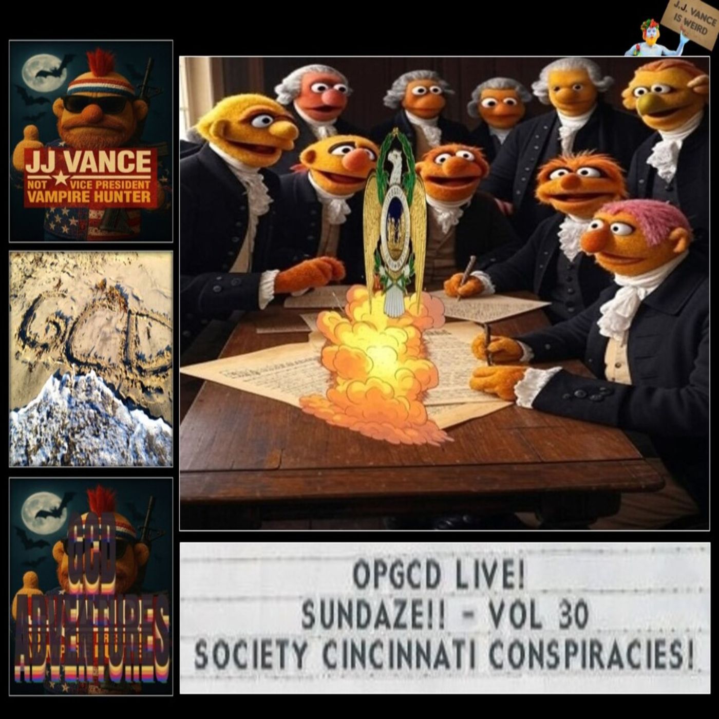 OpGCD Live! Sundaze!! - Vol 30 - Society of the Cincinnati Conspiracies! - FREE PATREON PREVIEW