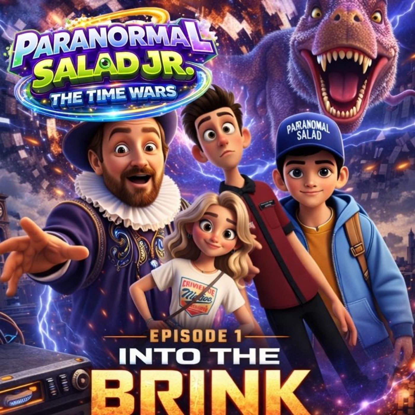 Kids Fall Through Time | Into the Brink (Episode 1) | Paranormal Salad Jr: Time Wars episode artwork