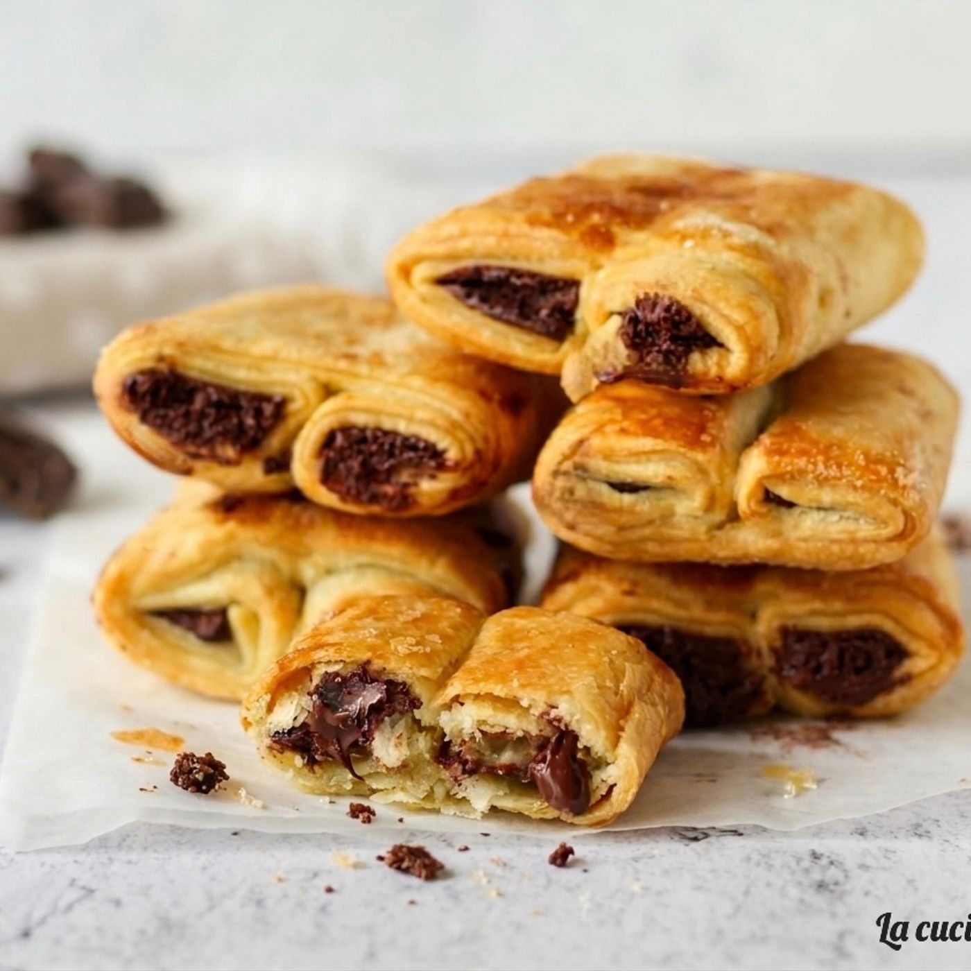 Pain au chocolat in friggitrice episode artwork