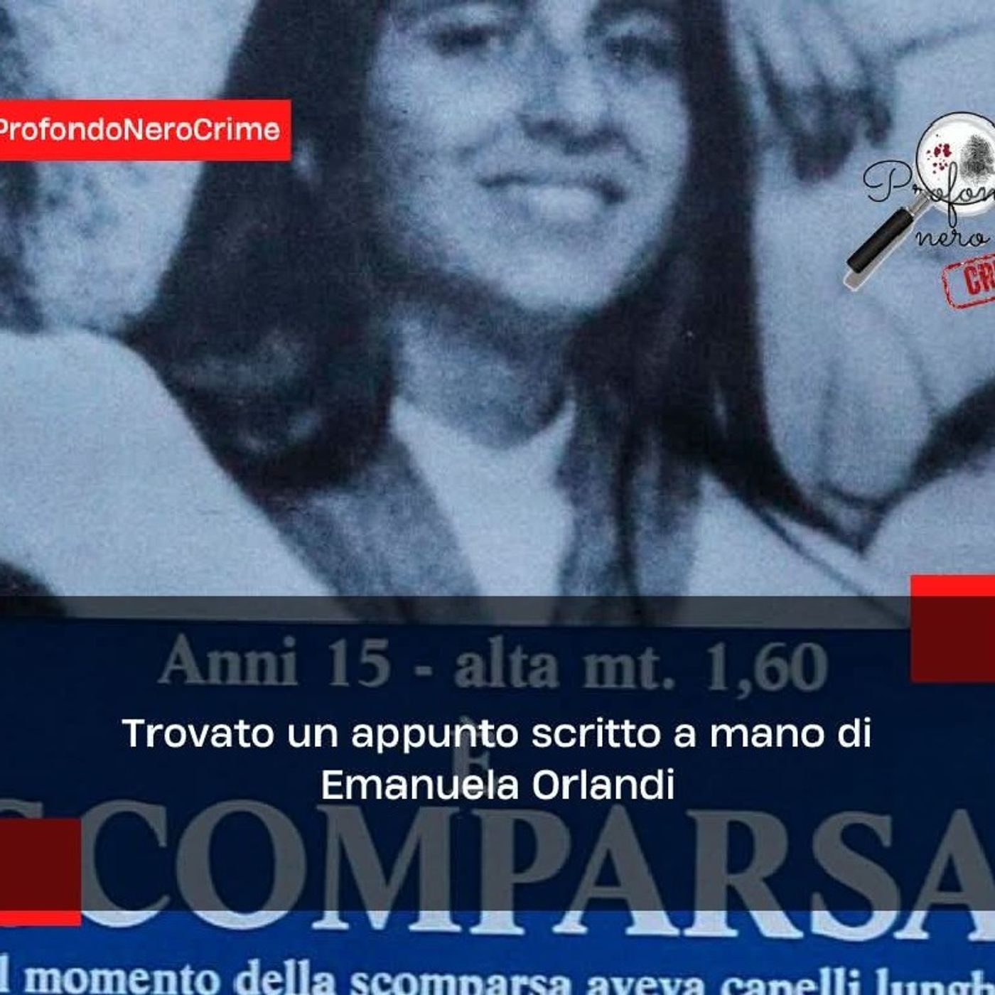 Episodio 70 - Profondo Nero Emanuela Orlandi vecchie piste ritornano episode artwork